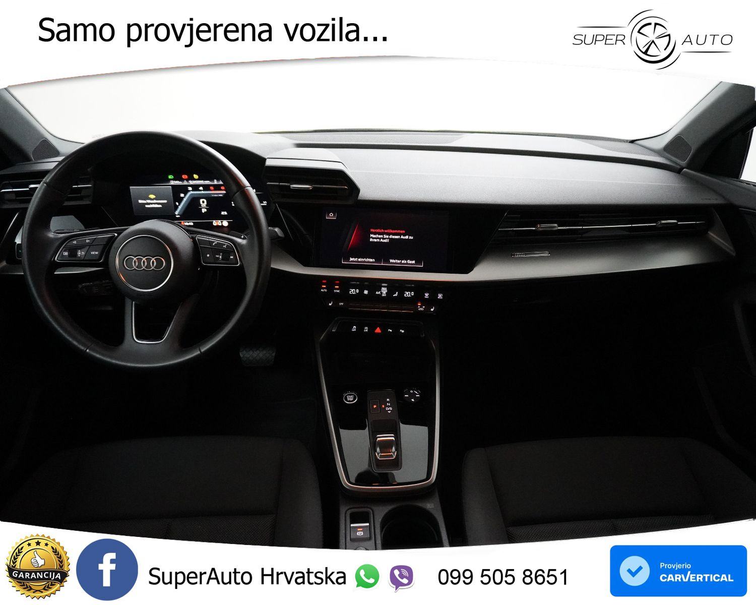 Audi A3 SB 30 TDI Aut. S line 116 KS, LED+KAM+GR SJED+VIRT+ASIST, fotografija 9