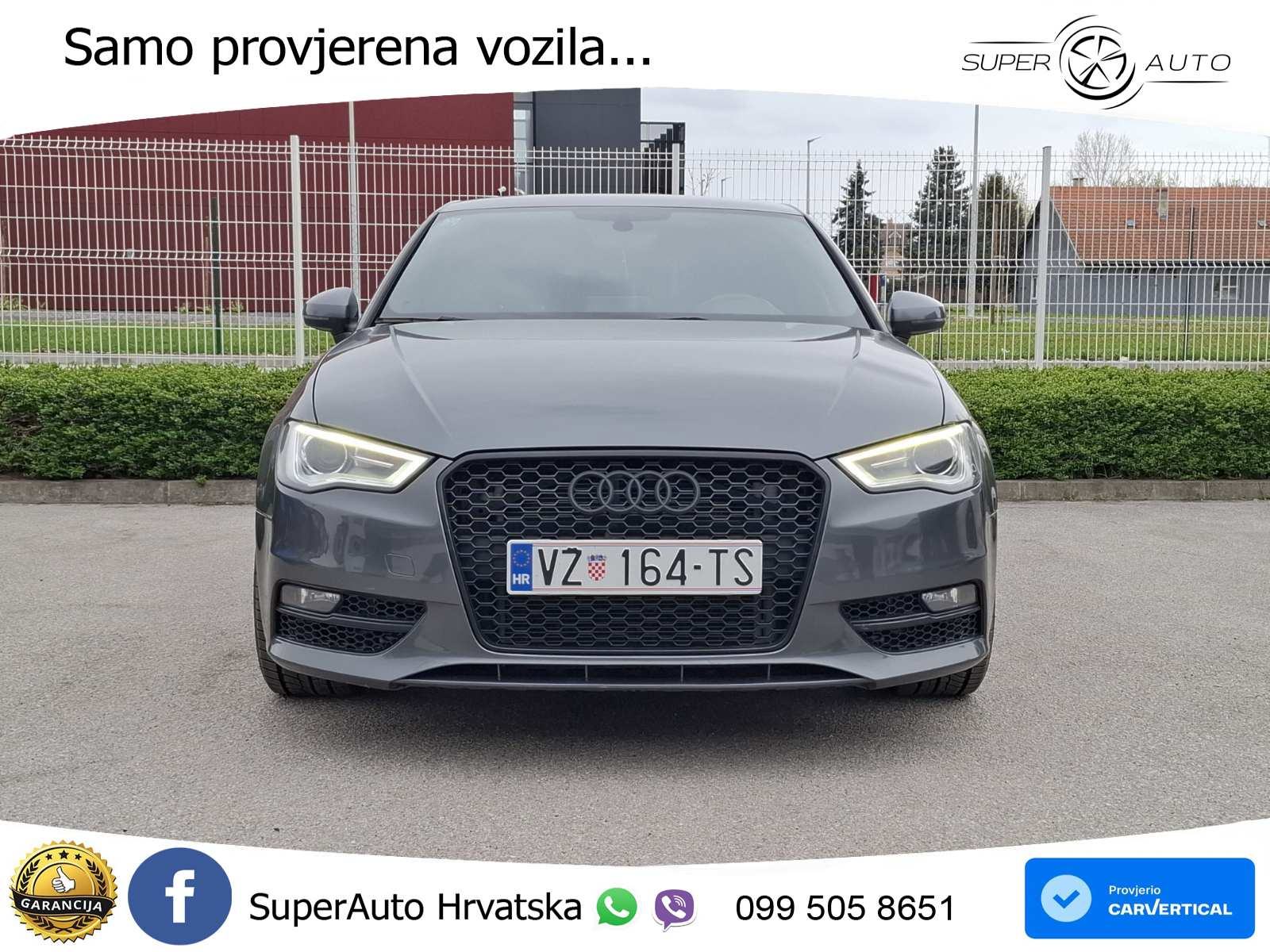 Audi A3 Sportback 2.0 TDI quattro Aut. 3x S line 184 KS, REG 01/27 TEM, fotografija 2