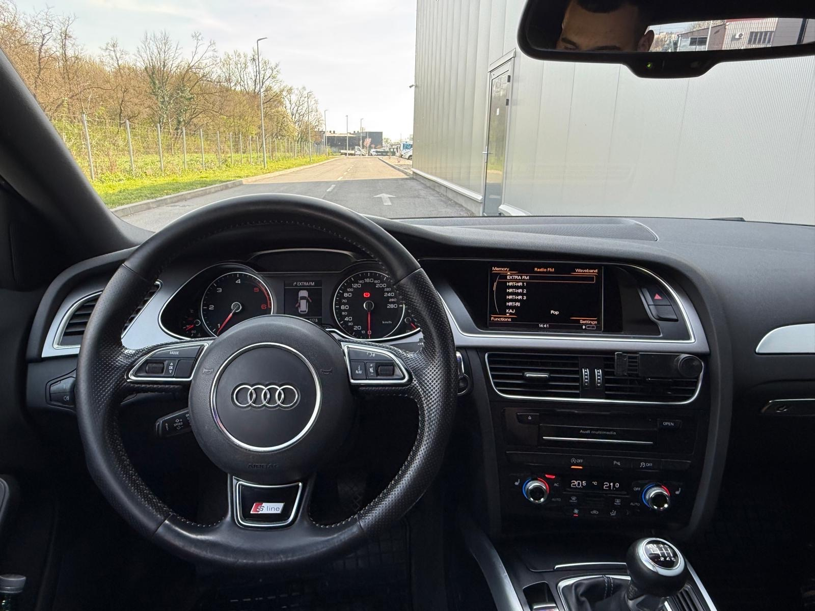 AUDI A4 2.0 TDI QUATTRO 180KS B8.5 2014 S-LINE NAVI, fotografija 13