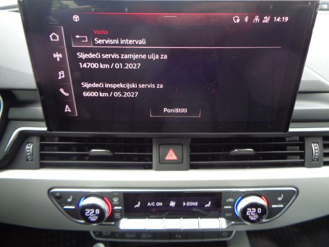 Audi A4 30 TDI STr Edit/HR/1.vl./PDV/Nav/LED/3ZK/Gr.sj./Kam/Temp/83tkm, fotografija 18