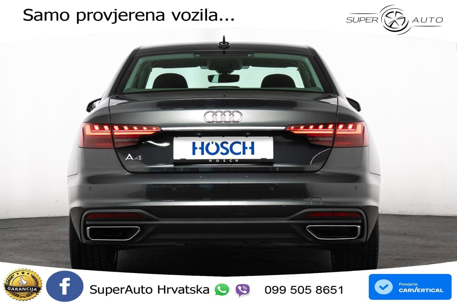 Audi A4 35 TDI S tronic 163 KS, ACC+VIRT+NAVI+PARK, fotografija 6