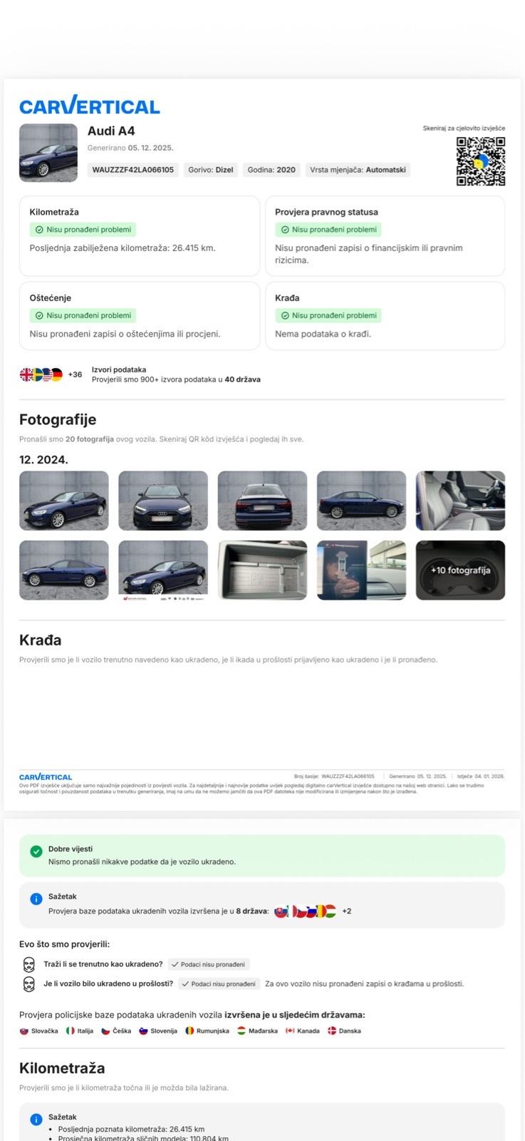 Audi A4 40 TDI 40.000KM*KOŽA*FULL LED*AUTOMATIK*SPORT*140KW*, fotografija 20