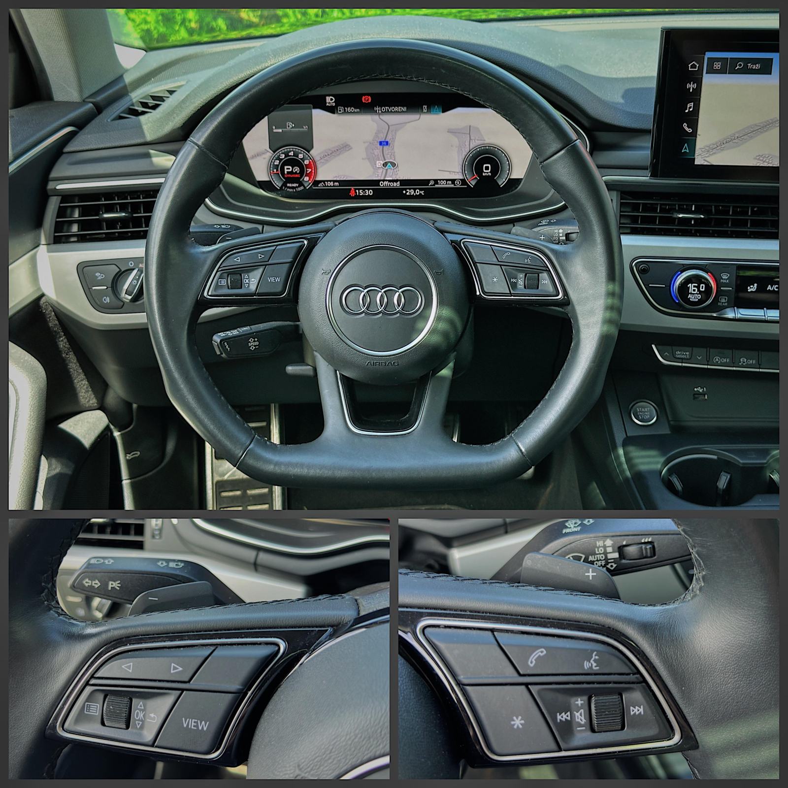 Audi A4 40 TFSI 150kw S Line Quattro Black Edition Matrix, fotografija 16