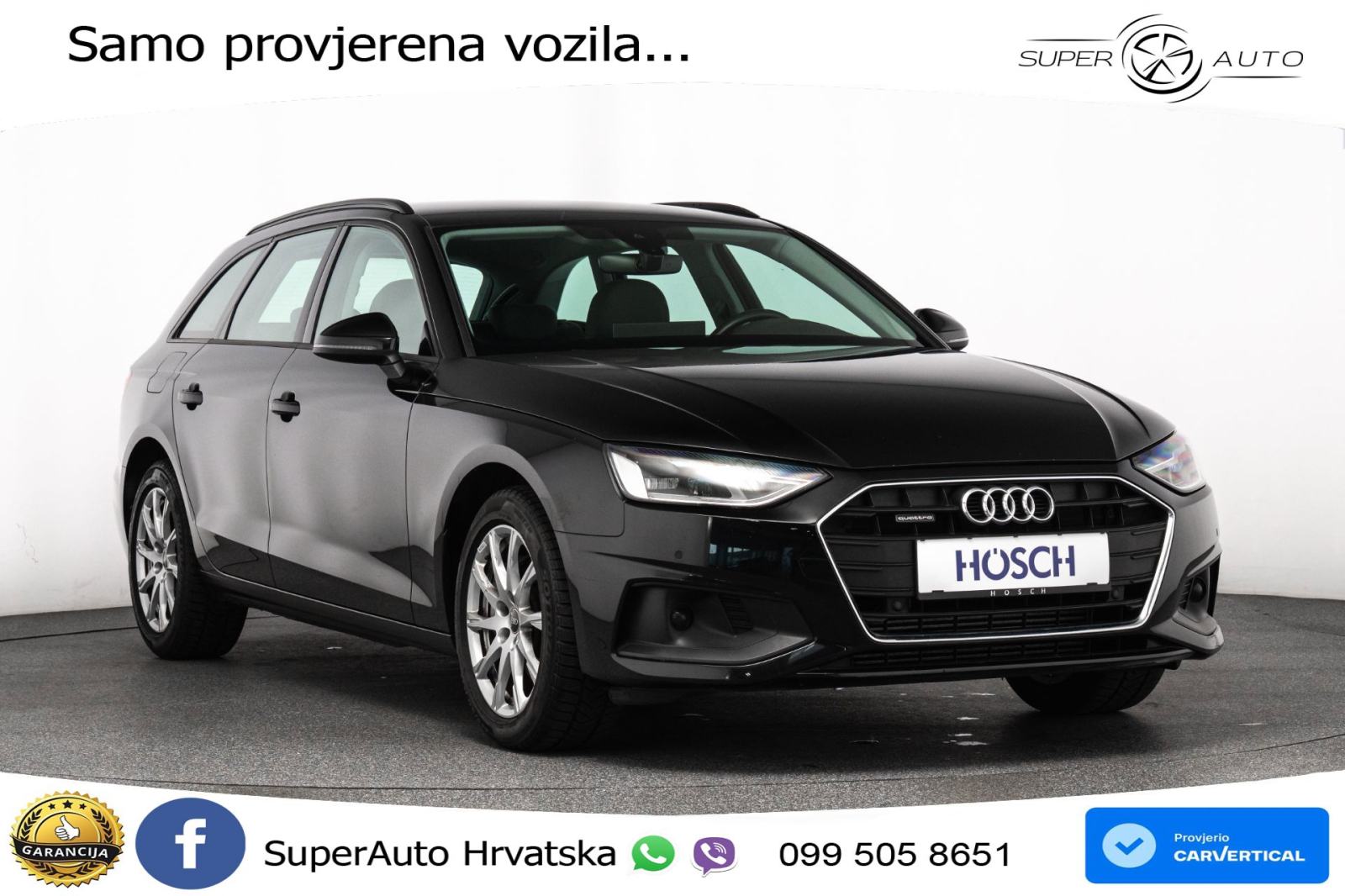 Audi A4 Avant 40 TFSI quattro ultra S tronic 204 KS, KAM+PARK+VIRT, fotografija 3
