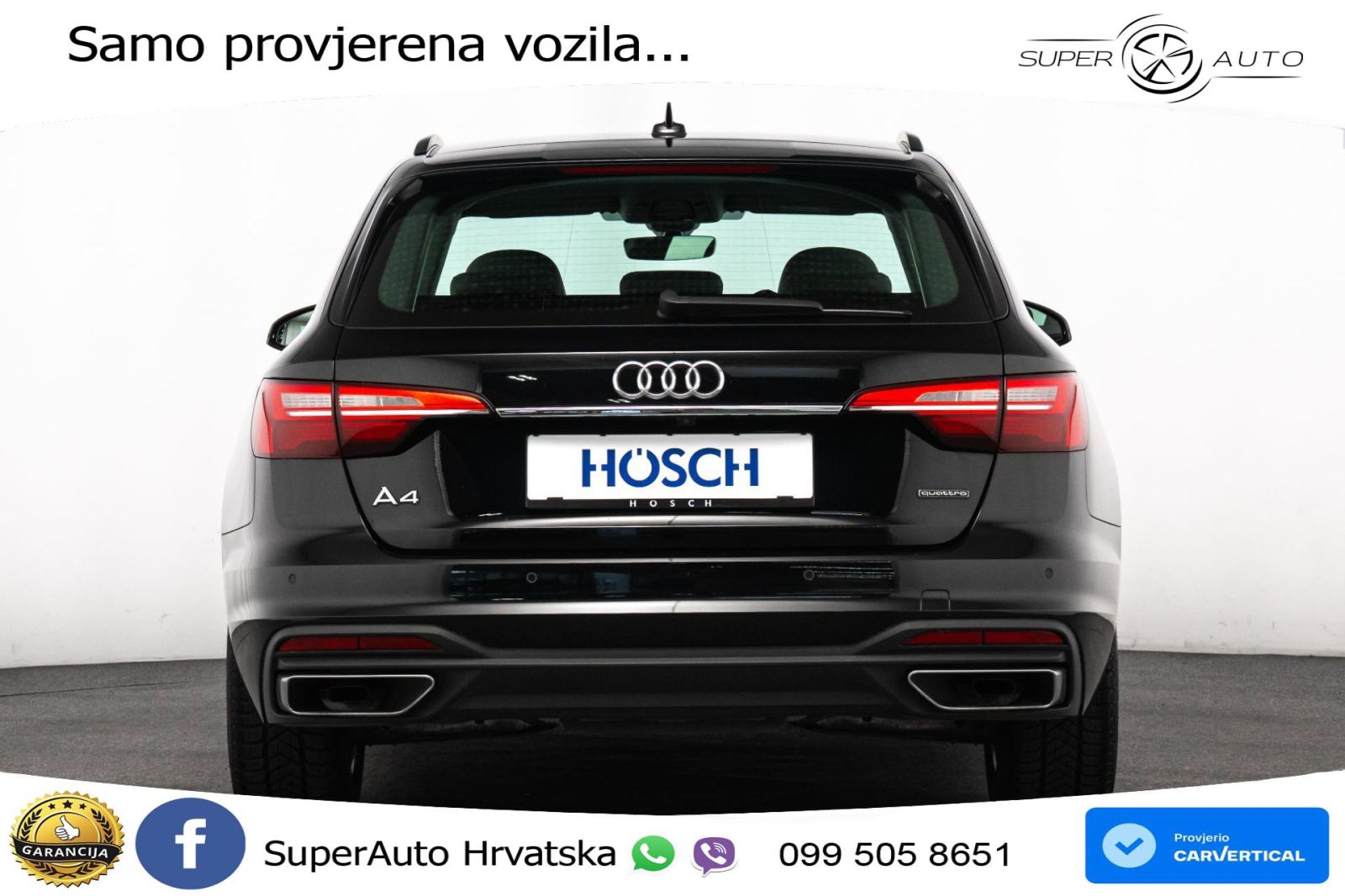 Audi A4 Avant 40 TFSI quattro ultra S tronic 204 KS, KAM+PARK+VIRT, fotografija 6