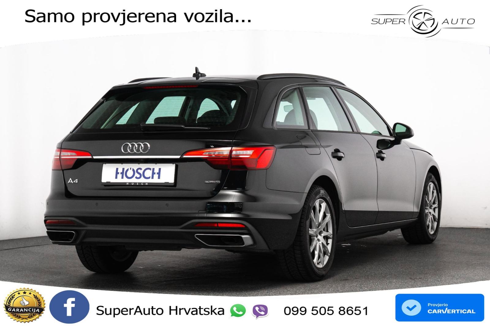 Audi A4 Avant 40 TFSI quattro ultra S tronic 204 KS, KAM+PARK+VIRT, fotografija 7
