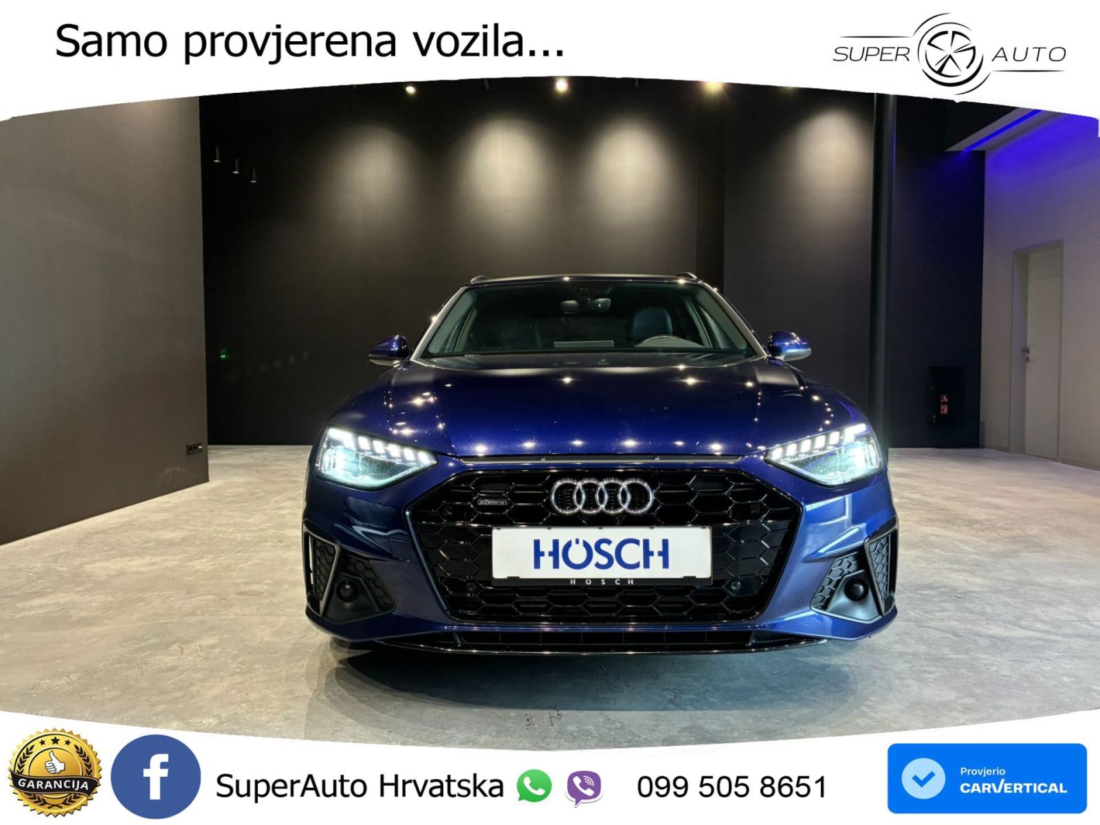 Audi A4 Avant 45 TDI V6 quattro tiptronic 2xS line 231 KS, LED+TEM+GR, fotografija 1