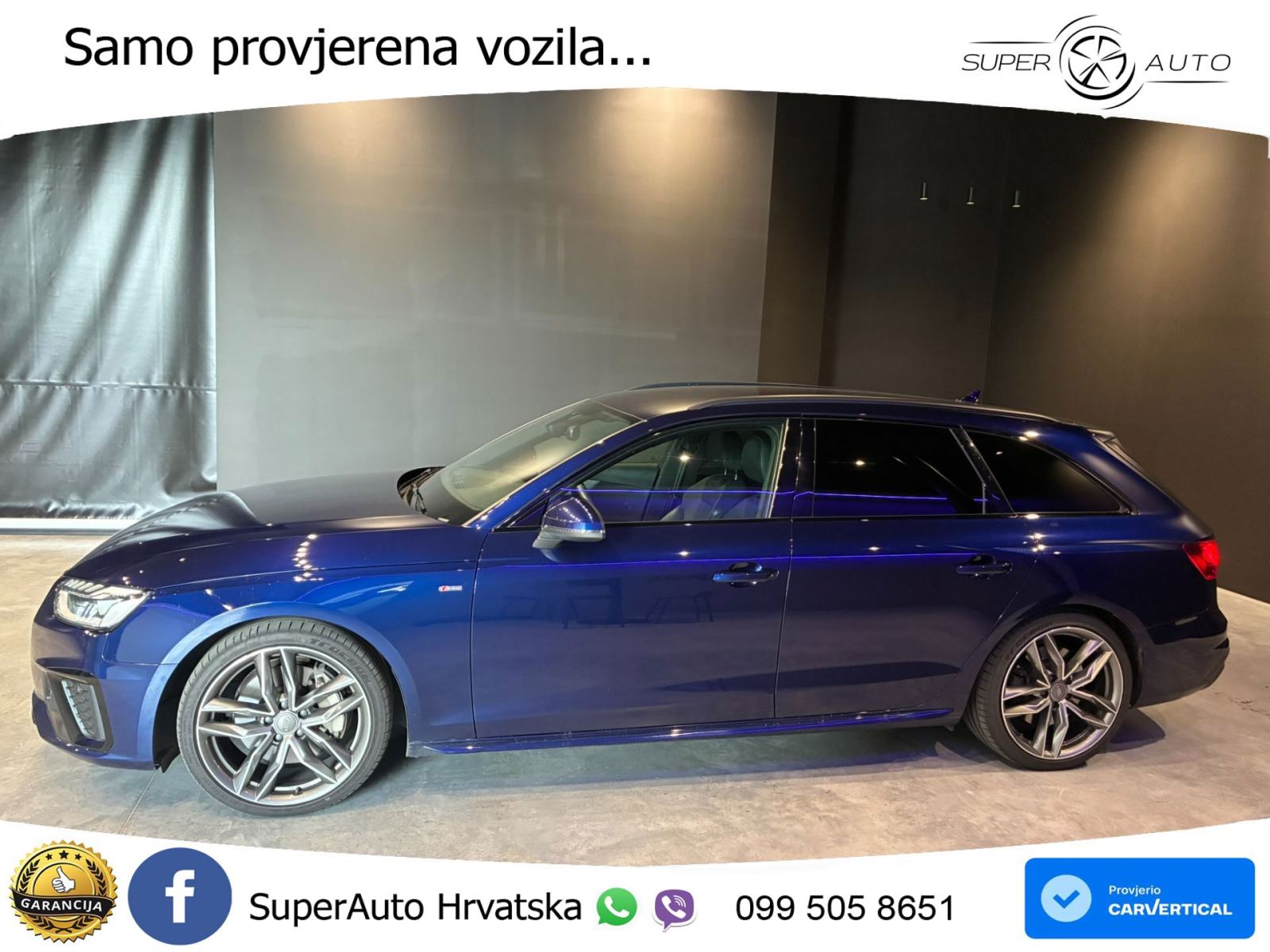 Audi A4 Avant 45 TDI V6 quattro tiptronic 2xS line 231 KS, LED+TEM+GR, fotografija 2