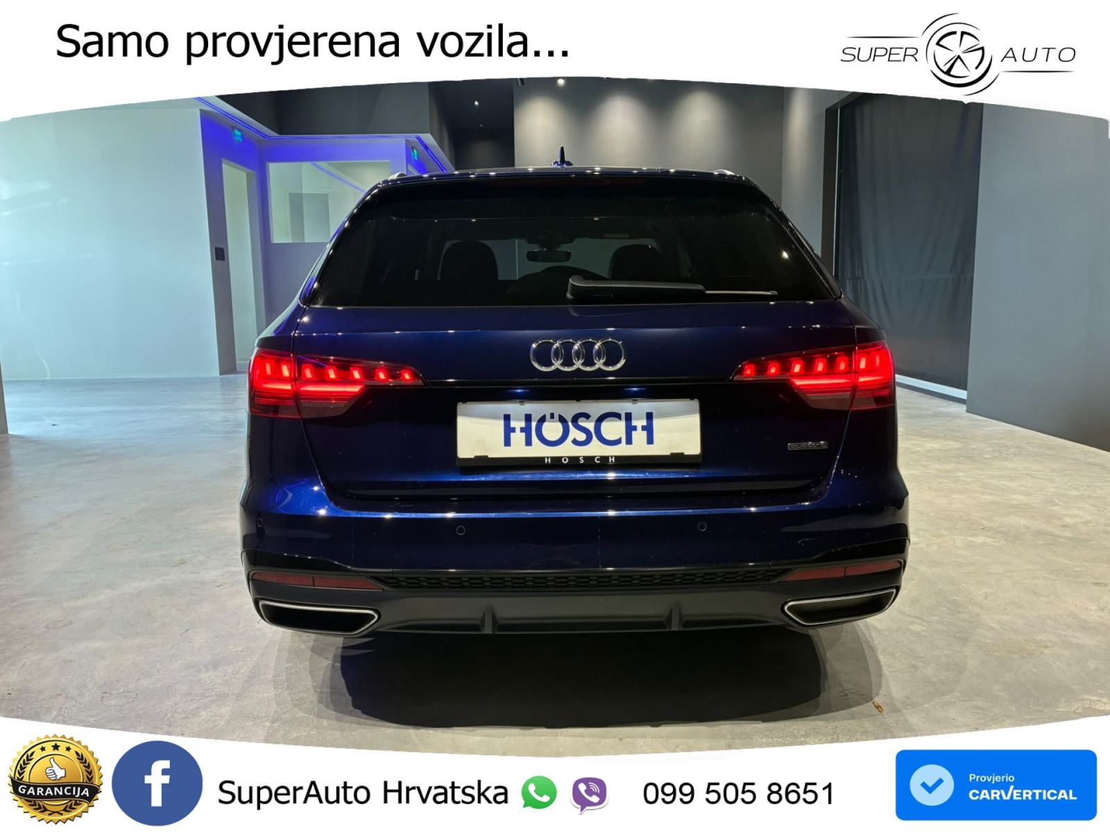 Audi A4 Avant 45 TDI V6 quattro tiptronic 2xS line 231 KS, LED+TEM+GR, fotografija 3