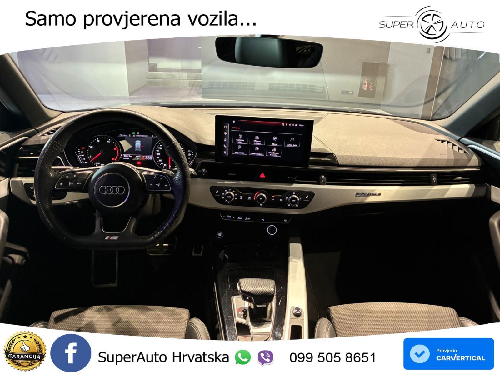 Audi A4 Avant 45 TDI V6 quattro tiptronic 2xS line 231 KS, LED+TEM+GR, fotografija 11