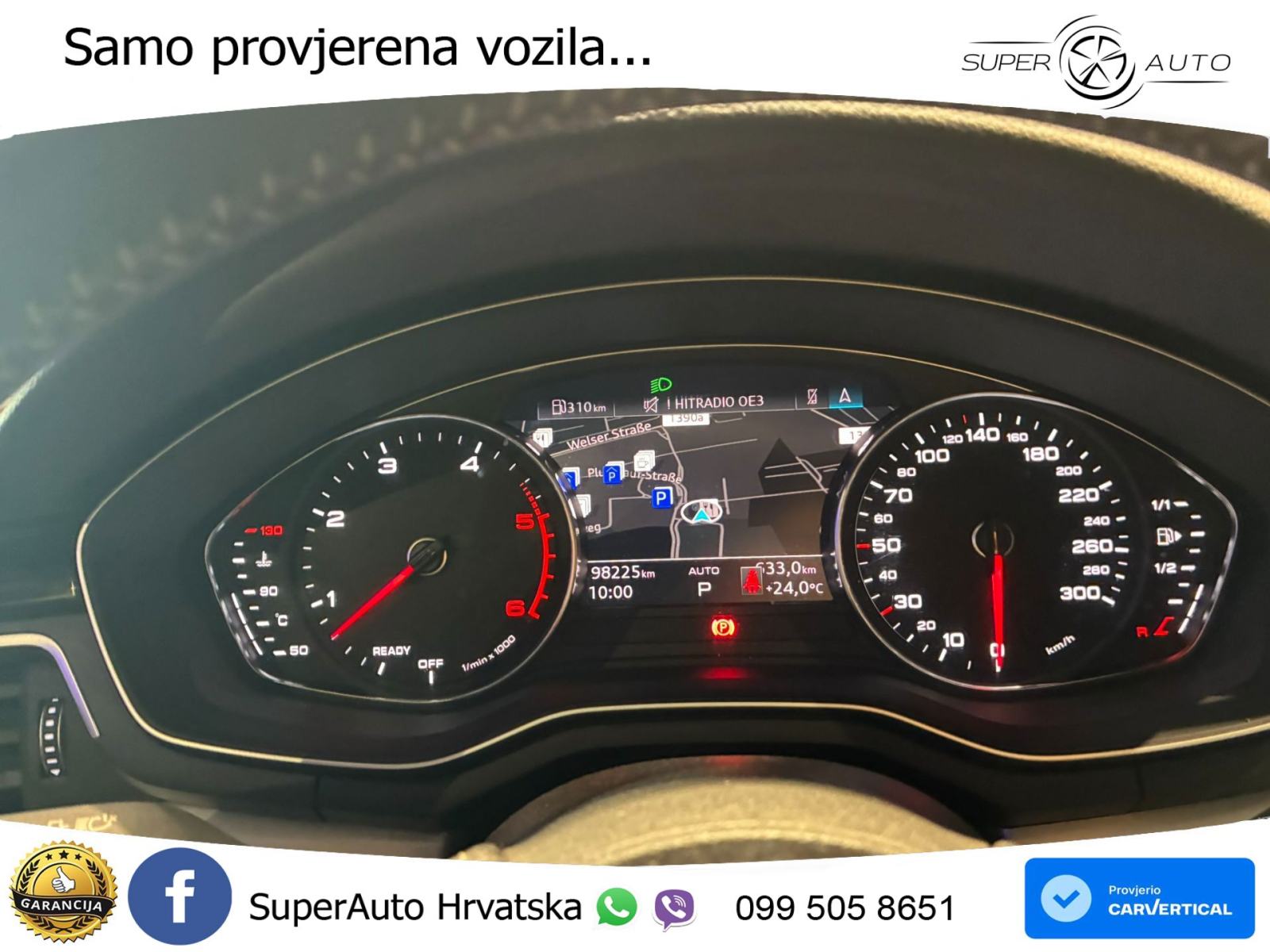 Audi A4 Avant 45 TDI V6 quattro tiptronic 2xS line 231 KS, LED+TEM+GR, fotografija 14
