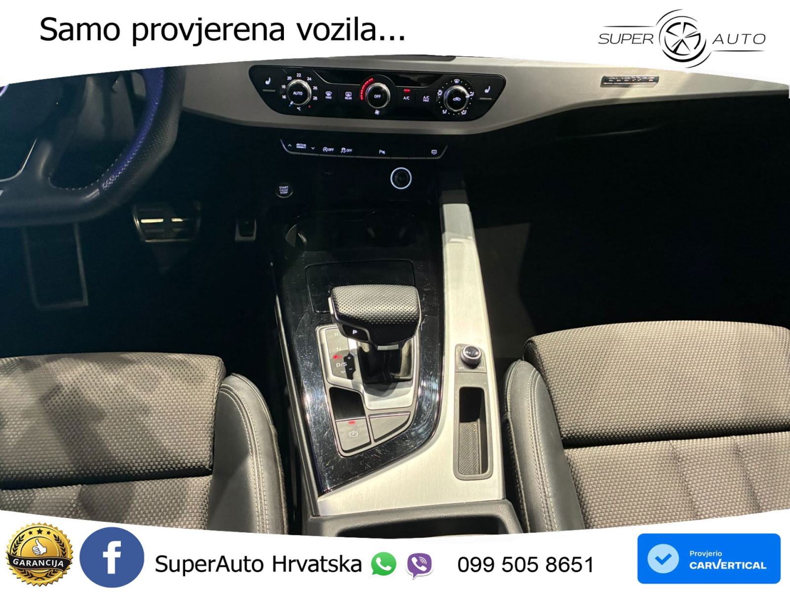 Audi A4 Avant 45 TDI V6 quattro tiptronic 2xS line 231 KS, LED+TEM+GR, fotografija 16