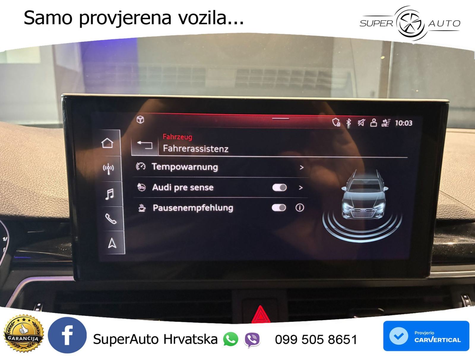 Audi A4 Avant 45 TDI V6 quattro tiptronic 2xS line 231 KS, LED+TEM+GR, fotografija 19