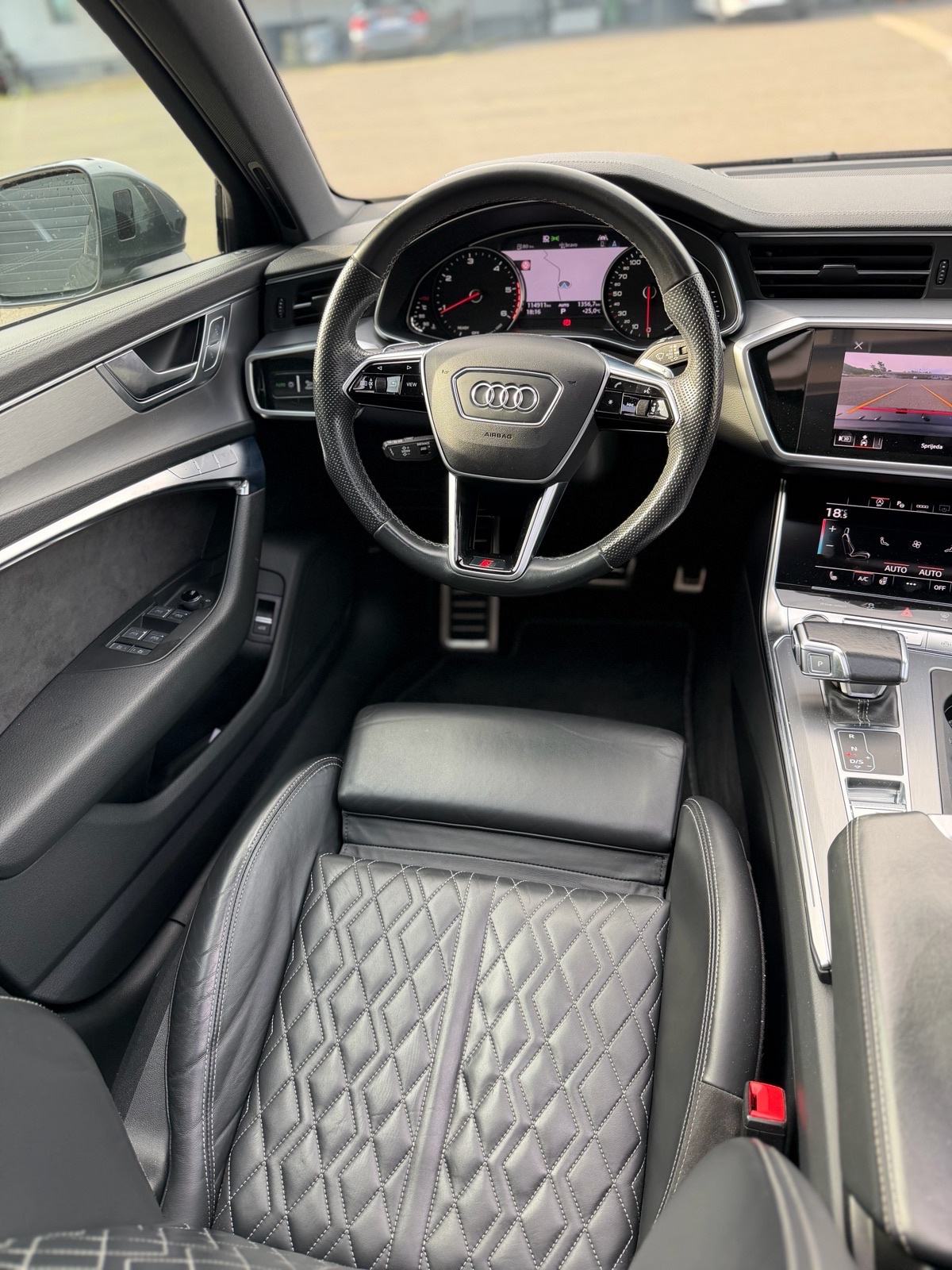 Audi A6 2.0 DIESEL°S LINE°PANORAMA°KOZA°AMBI°MATRIX°KAM 360°REG03/27°, fotografija 14