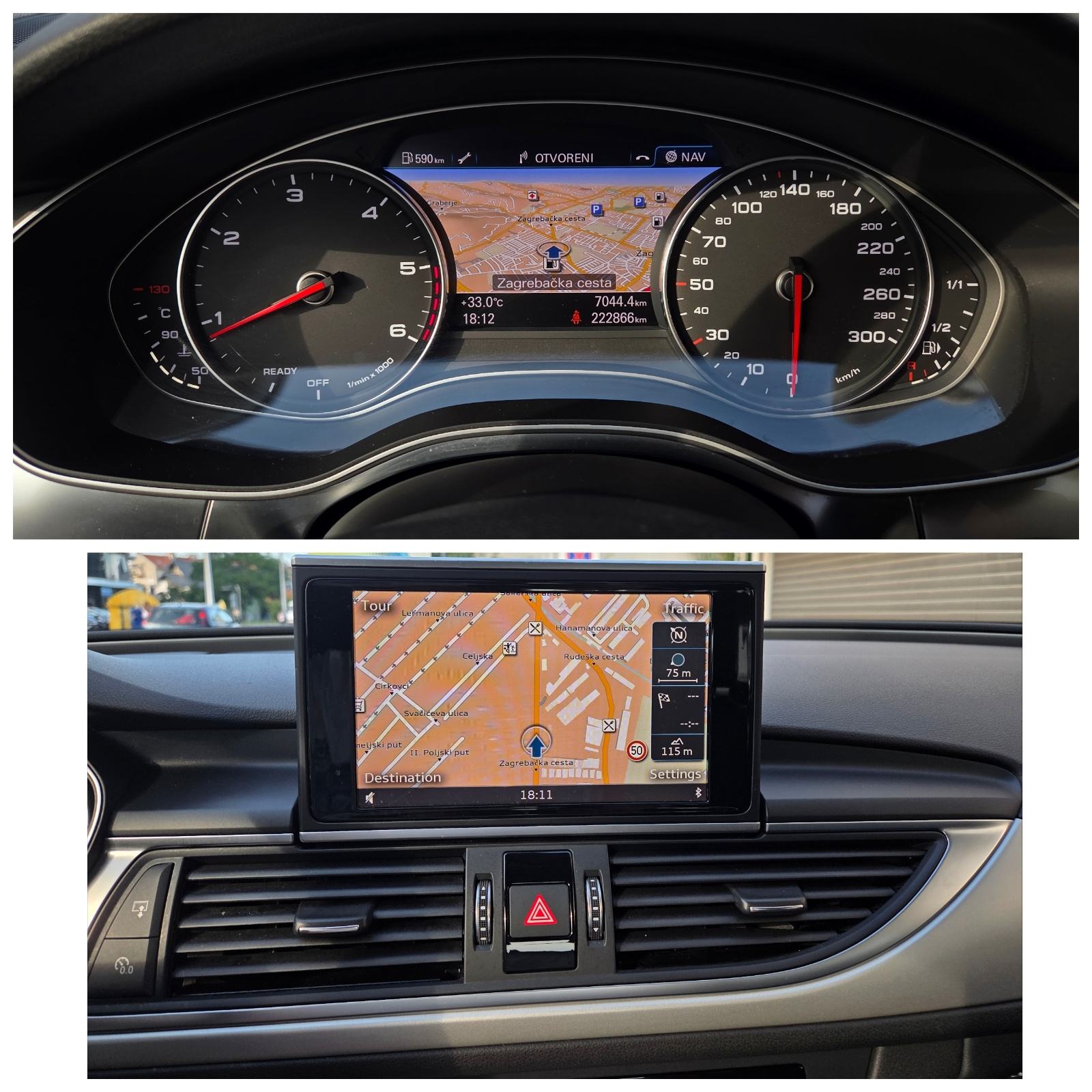 AUDI A6 2,0 TDI-1 VL-FACELIFT-LED SVJETLA-KAMERA+PARK SENZOR-GARANCIJA, fotografija 18