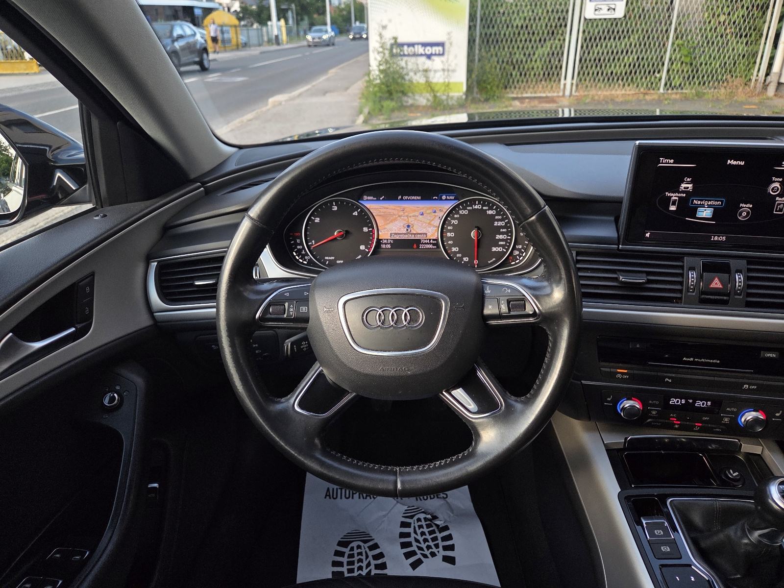 AUDI A6 2,0 TDI-1 VL-FACELIFT-LED SVJETLA-KAMERA+PARK SENZOR-GARANCIJA, fotografija 14