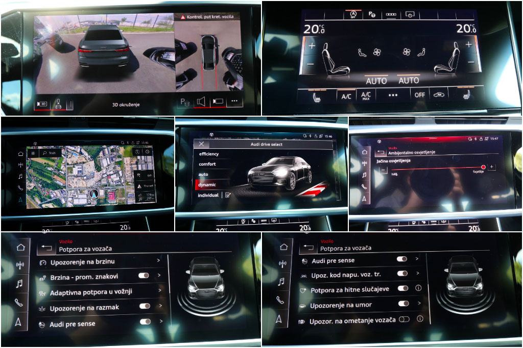 Audi A6 40 TDI Quattro S-tronic Black S-Line MATRIX VIRTUAL 204 KS, fotografija 8