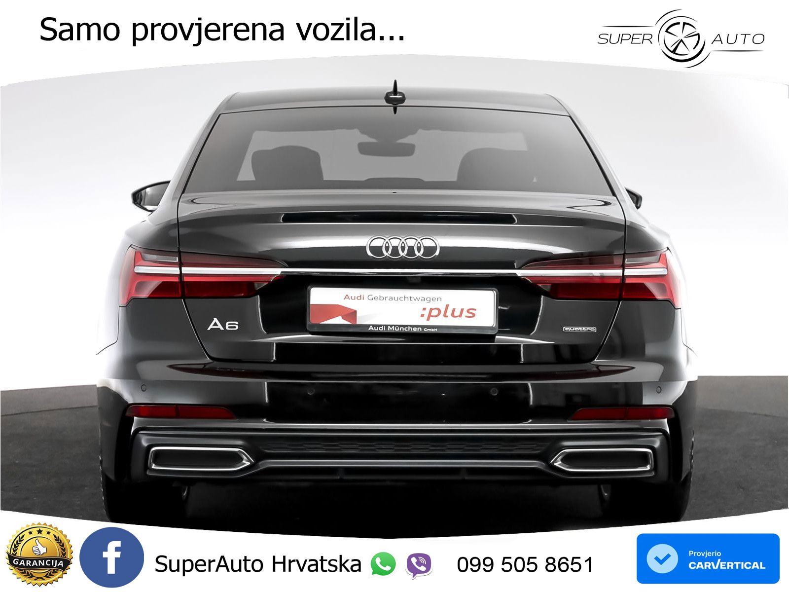 Audi A6 40 TDI quattro ultra S tronic 2x S line 204 KS, ACC+360+GR SJE, fotografija 5