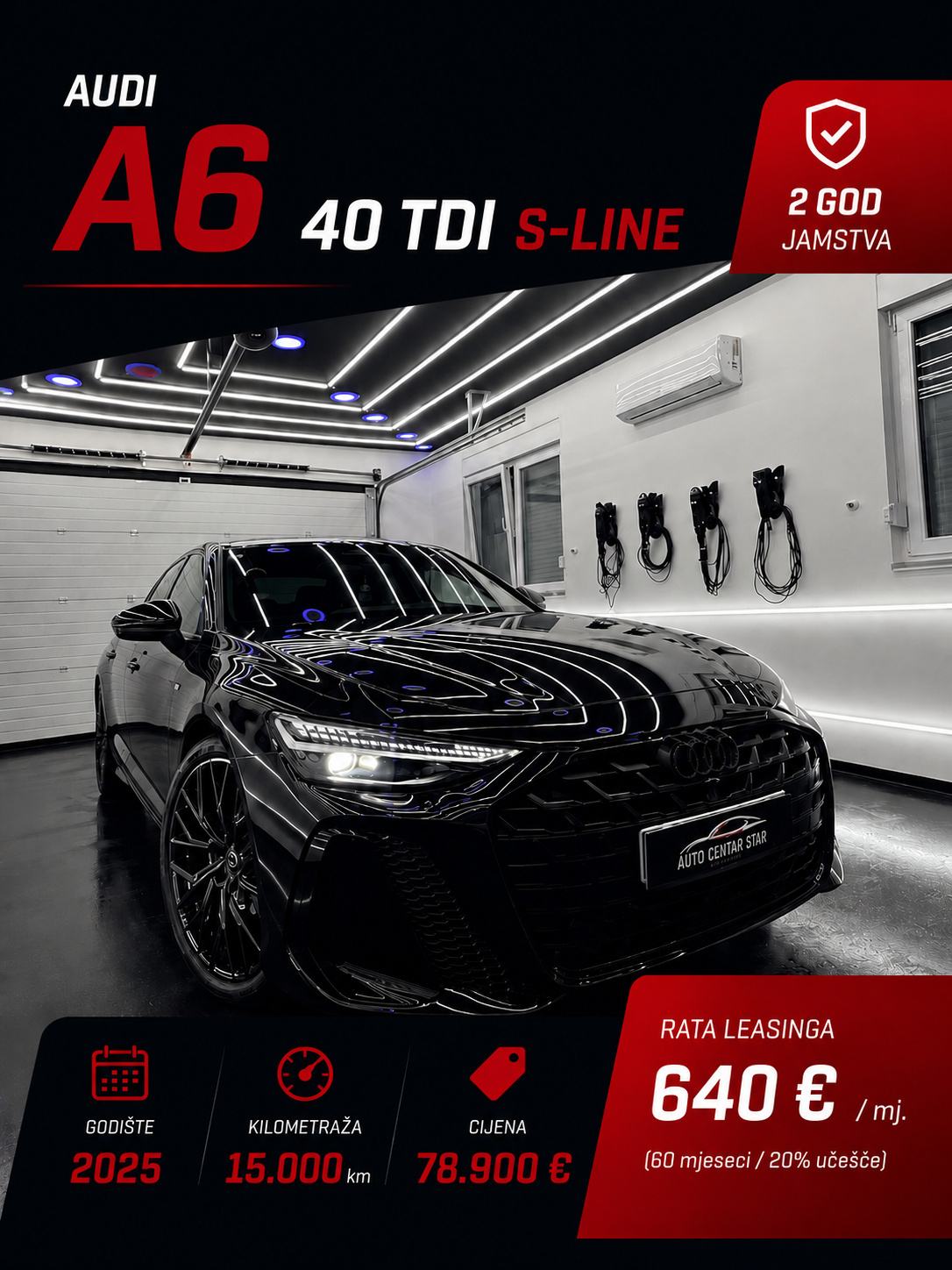 Audi A6 40 TDI S-LINE, fotografija 1