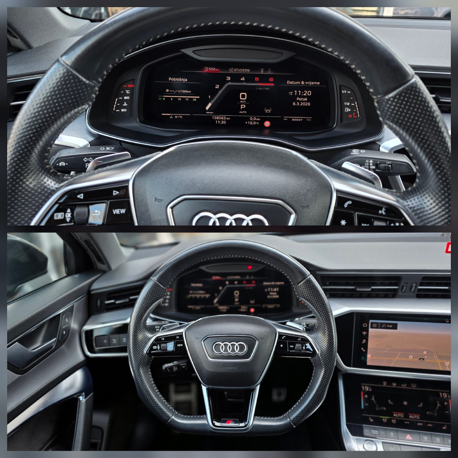 Audi A6 50 TDI QUATTRO, S-LINE, F1, FULL LED, VIRTUAL, REG 12/26,.., fotografija 14