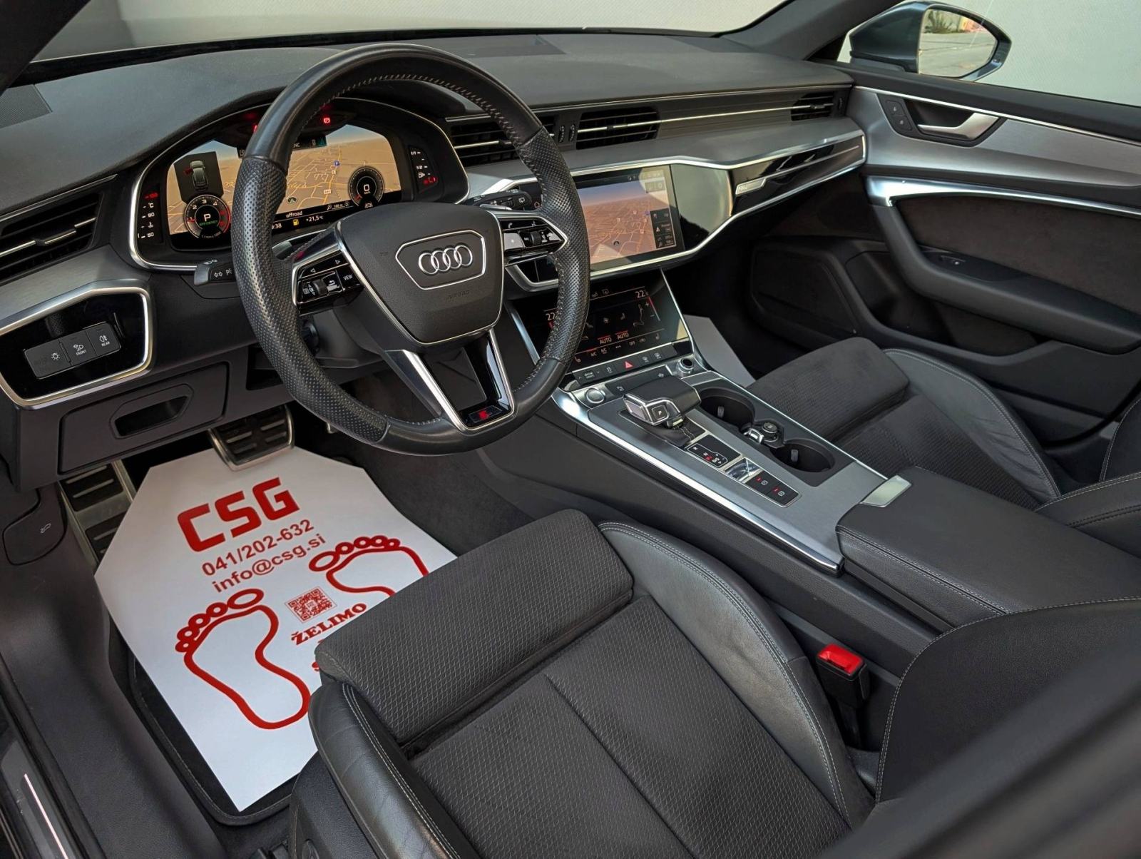 Audi A6 Avant 40 TDI S-Line Virtual-Pano-Kamera360-Kljuka-B&O, fotografija 10