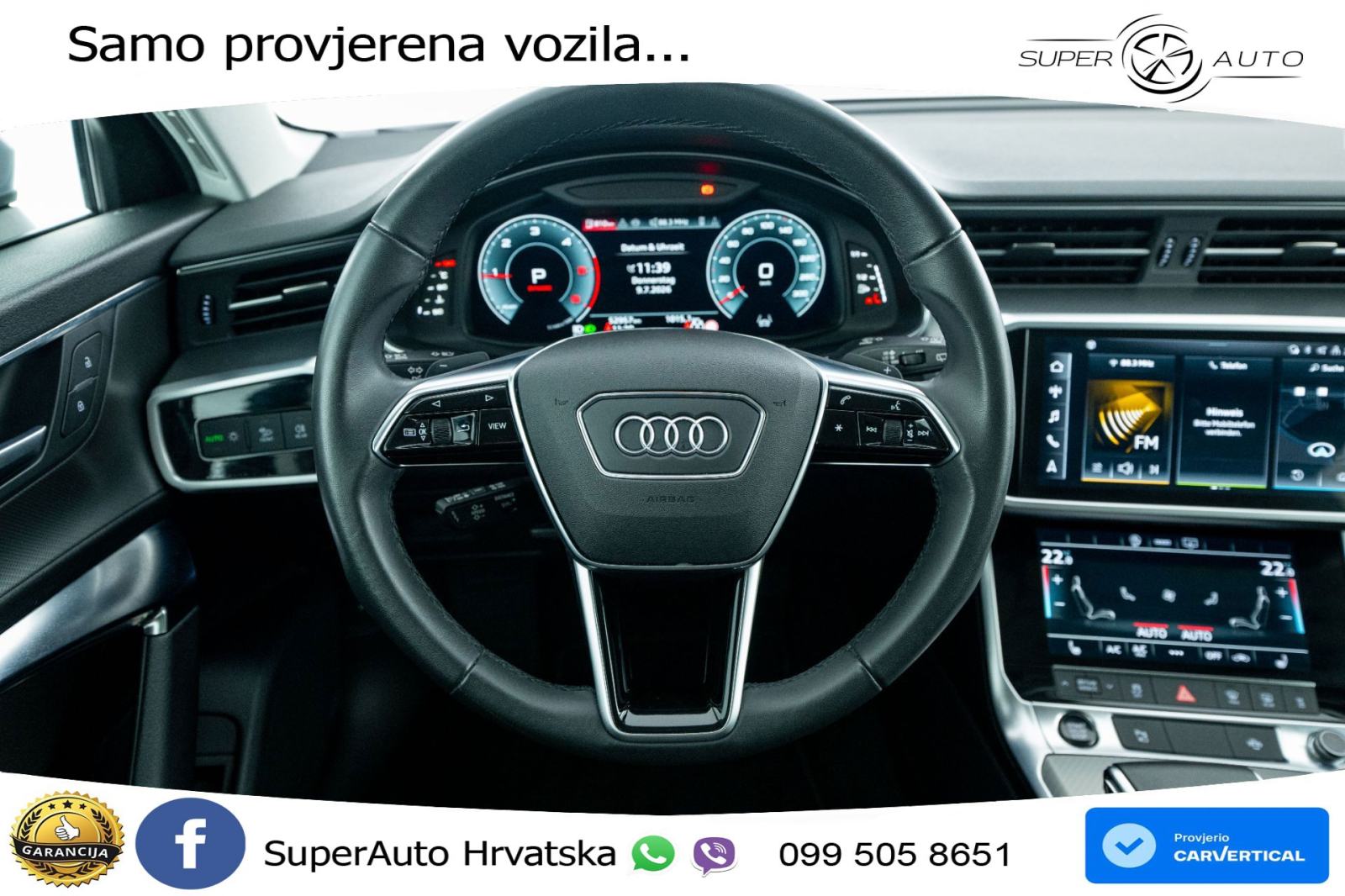 Audi A6 Avant 40 TDI quattro Aut. 204 KS, ACC+VIRT+GR SJED+KAM+PARK, fotografija 10