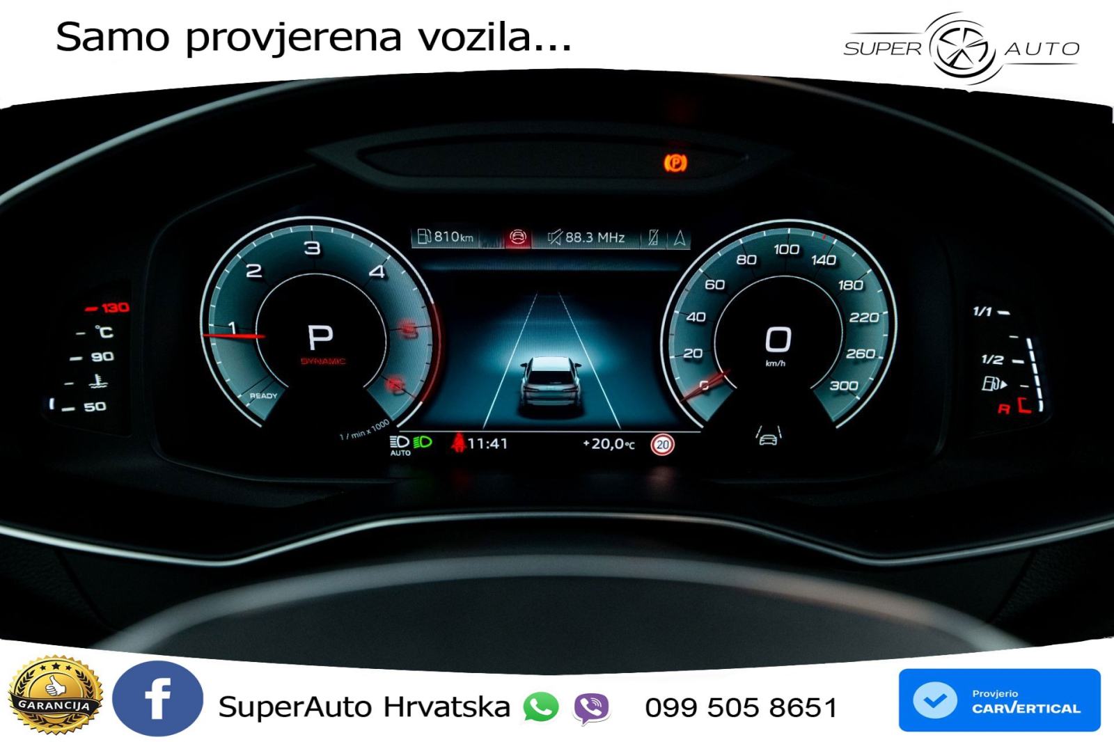 Audi A6 Avant 40 TDI quattro Aut. 204 KS, ACC+VIRT+GR SJED+KAM+PARK, fotografija 11