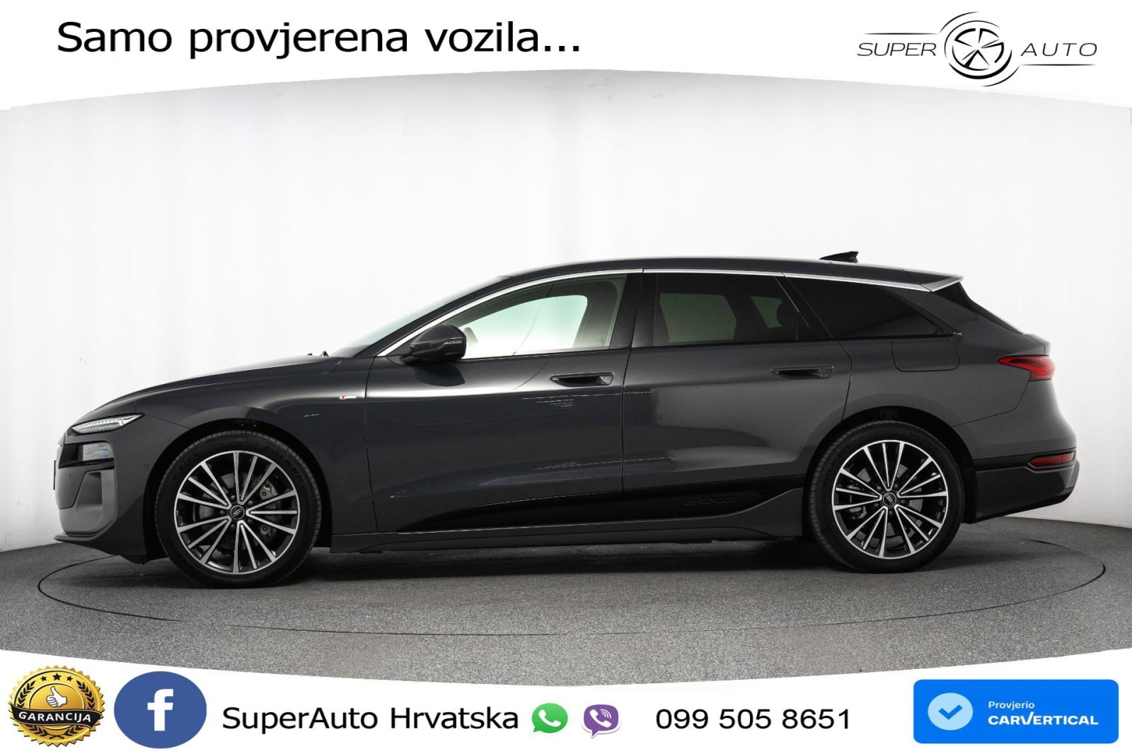 Audi A6 Avant e-tron performance 100 kWh 2xS line 367 KS, MATRIX+GR SJ, fotografija 3