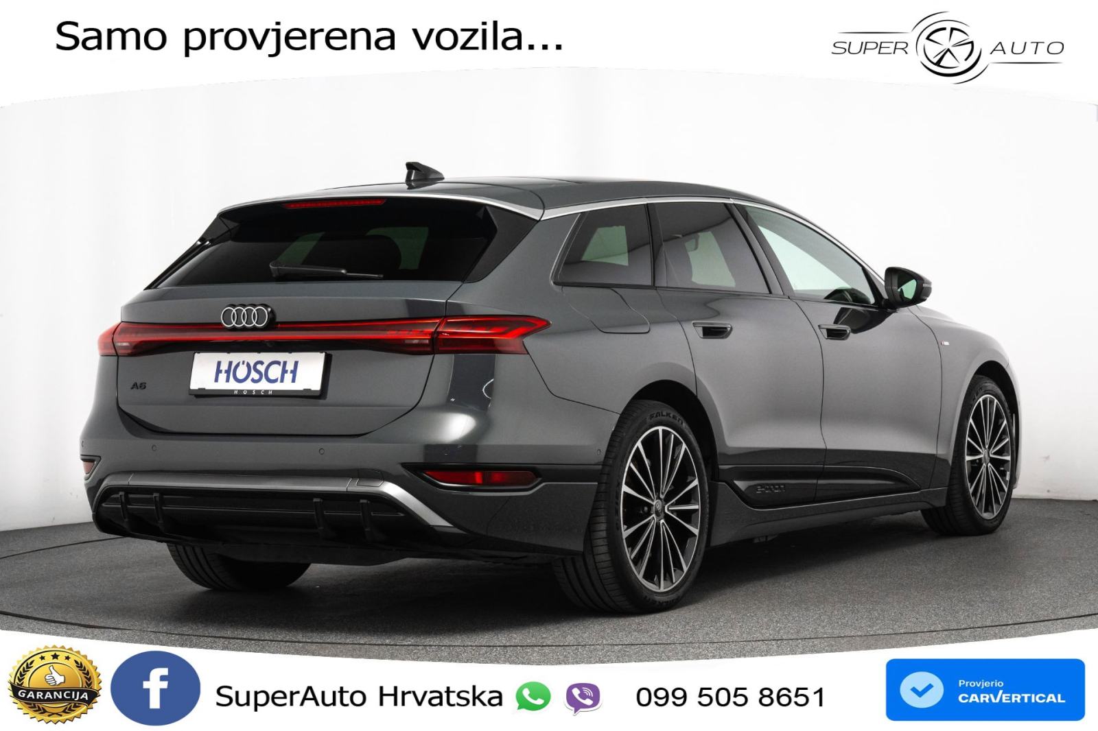 Audi A6 Avant e-tron performance 100 kWh 2xS line 367 KS, MATRIX+GR SJ, fotografija 5