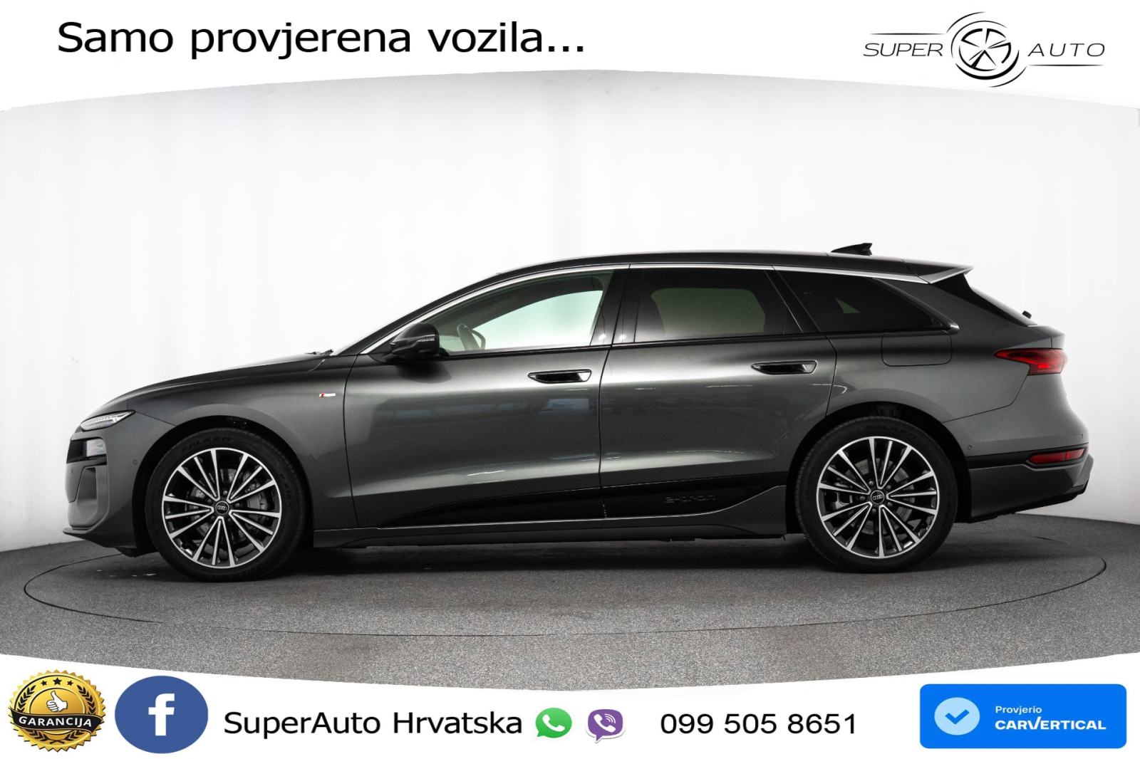 Audi A6 Avant e-tron performance 100 kWh 2xS line 381 KS, MATRIX+ACC+G, fotografija 3