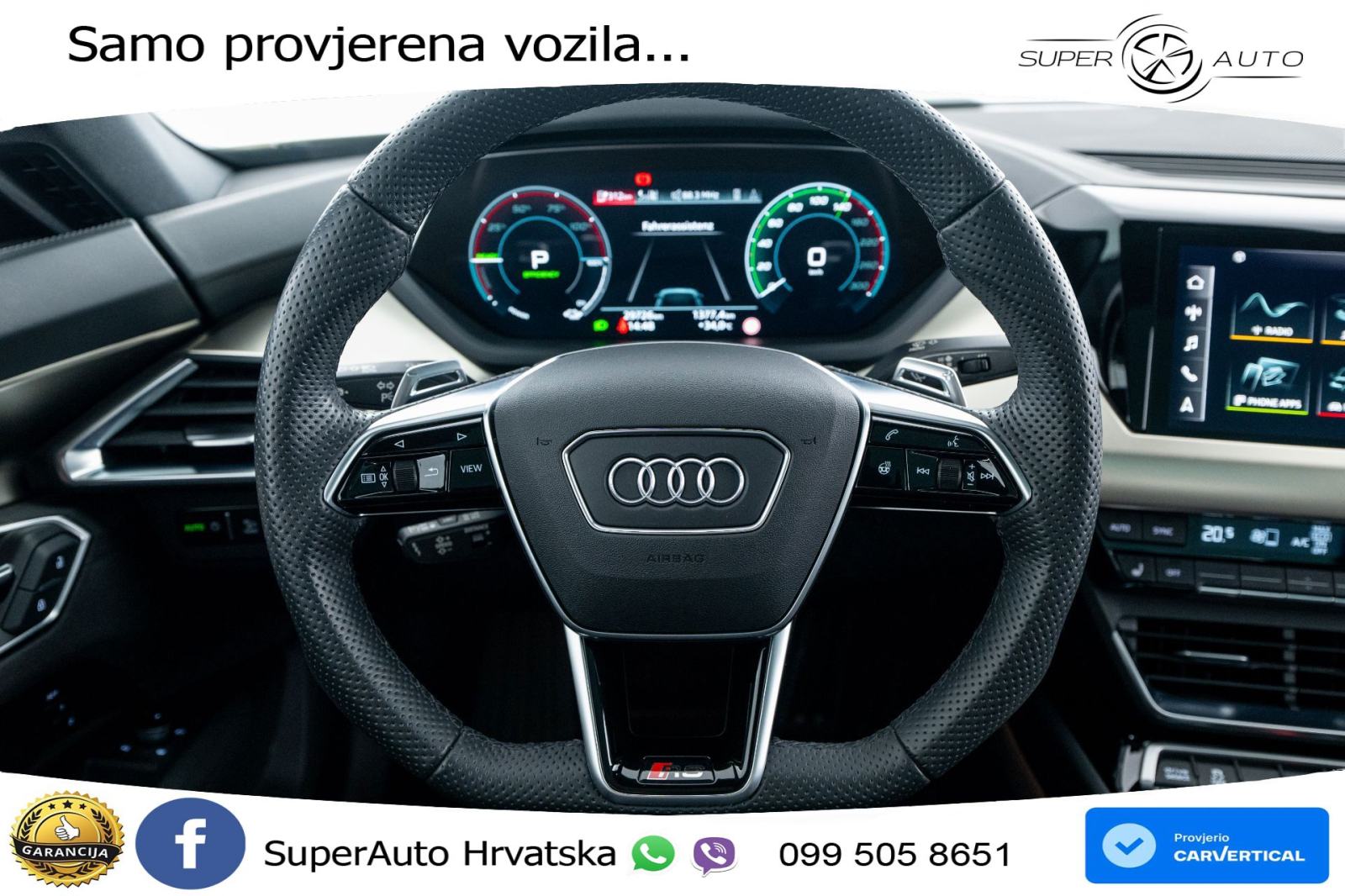 Audi e-tron GT RS 93.4 kWh quattro 598 KS, MATRIX+ZRAČNI+GR SJED+PANO+, fotografija 7