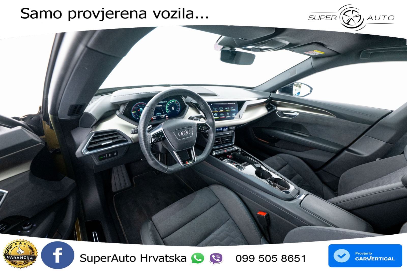 Audi e-tron GT RS 93.4 kWh quattro 598 KS, MATRIX+ZRAČNI+GR SJED+PANO+, fotografija 13