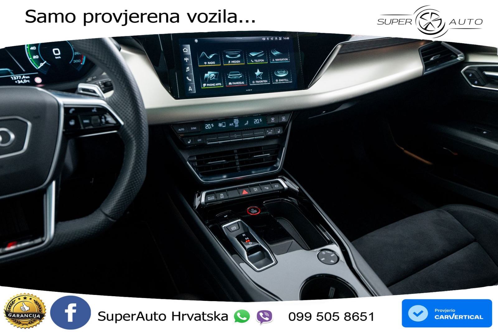 Audi e-tron GT RS 93.4 kWh quattro 598 KS, MATRIX+ZRAČNI+GR SJED+PANO+, fotografija 17