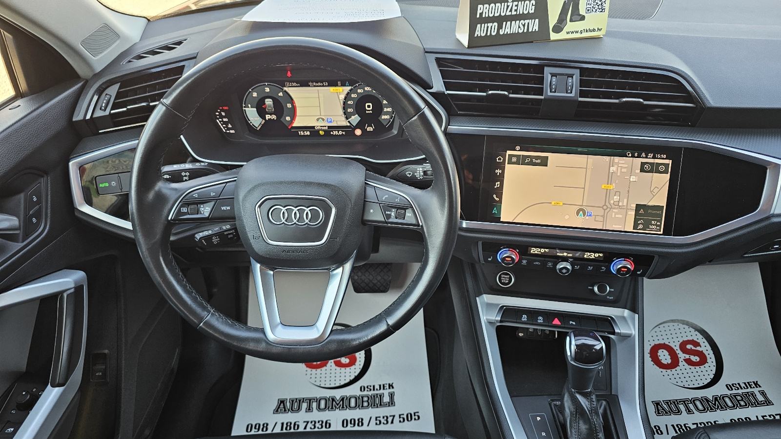 Audi Q3 2.0TDI,QUATTRO,FUUL LED,AUTOMATIC,ALU 19,GR.SJ,NAVI,REG.8/2027, fotografija 13