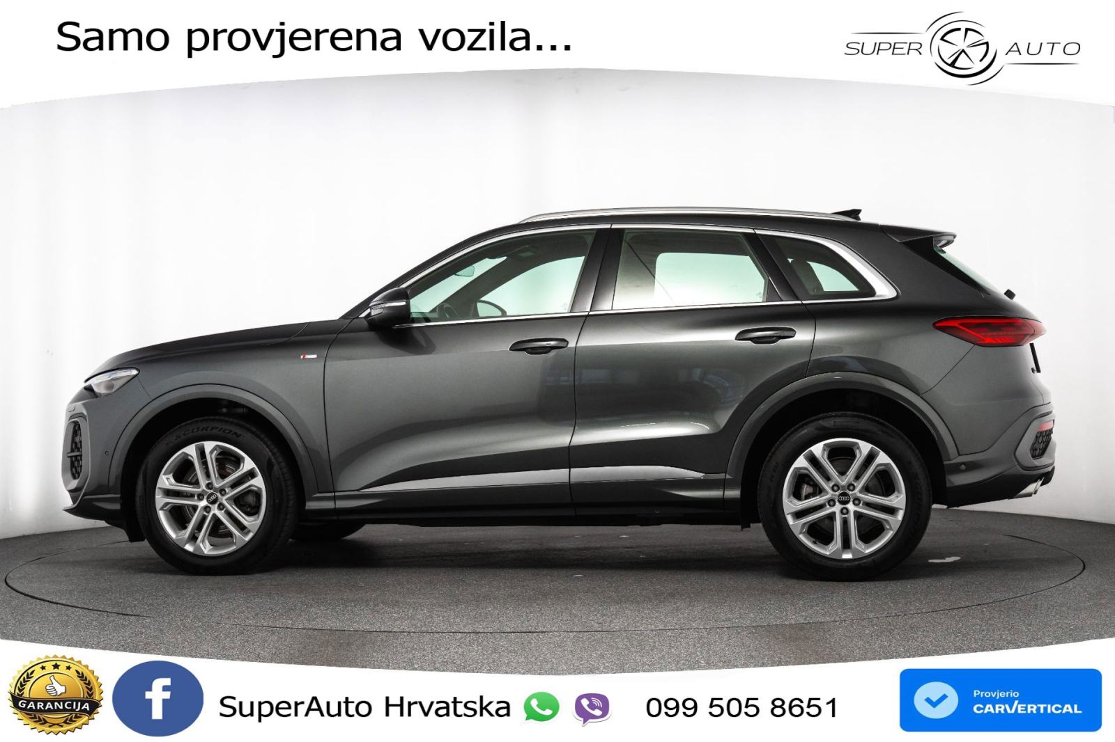 Audi Q5 2.0 TDI quattro ultra S tronic 2xS line 204 KS, ACC+360+GR SJE, fotografija 4