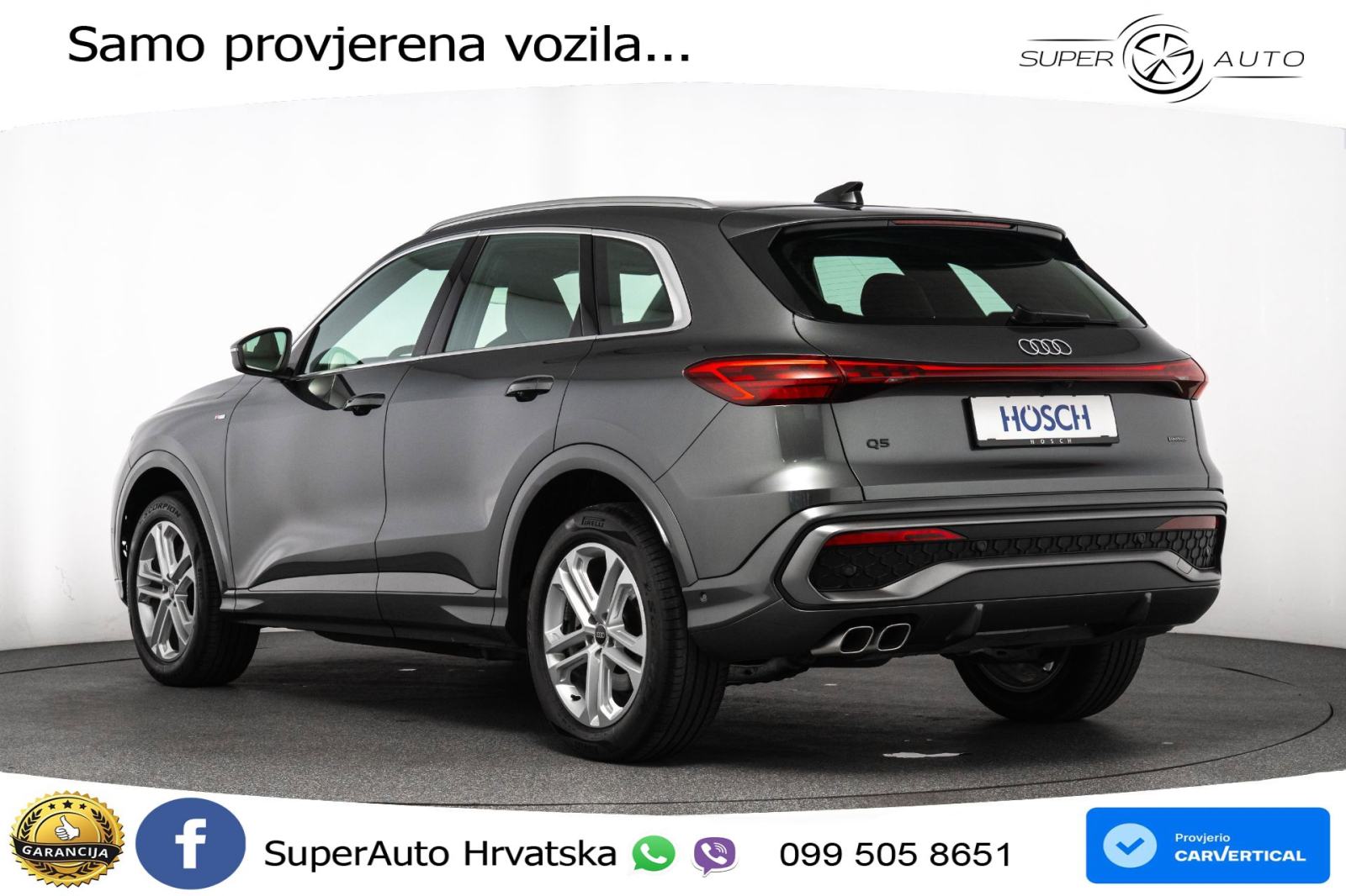 Audi Q5 2.0 TDI quattro ultra S tronic 2xS line 204 KS, ACC+360+GR SJE, fotografija 5