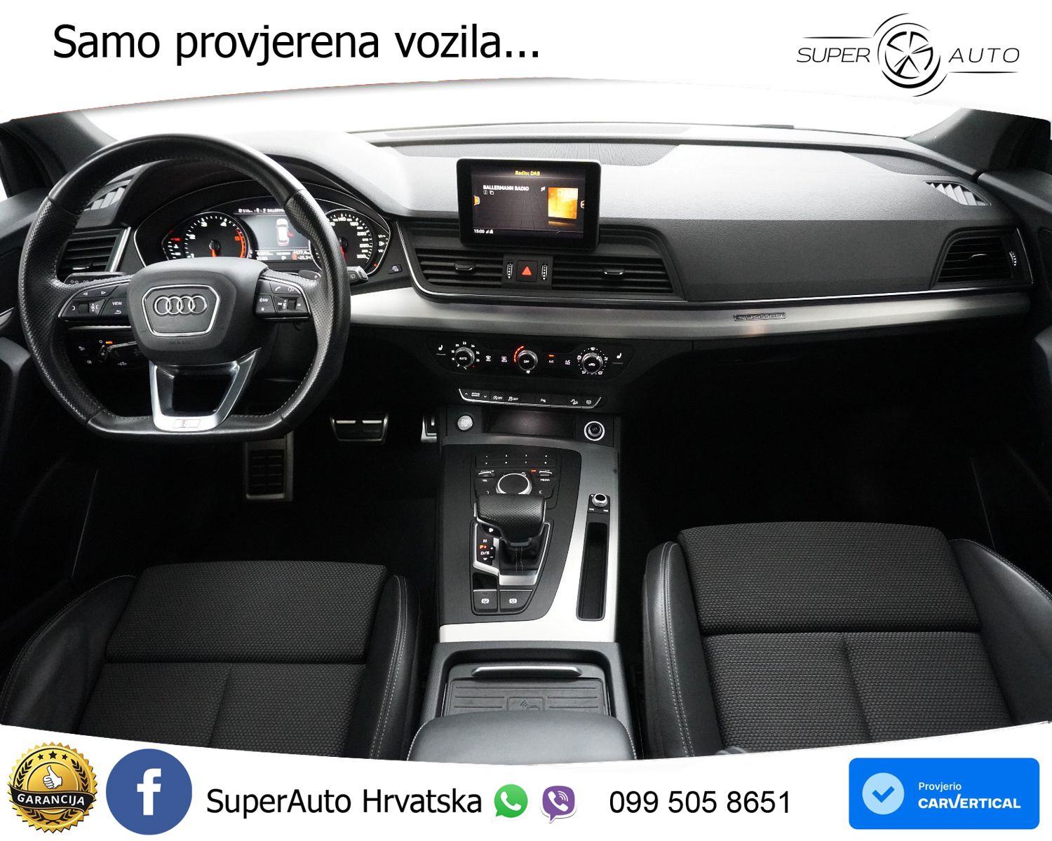 Audi Q5 40 TDI quattro Aut. 2xS line 204 KS, KAM+GR SJED+PANO, fotografija 9
