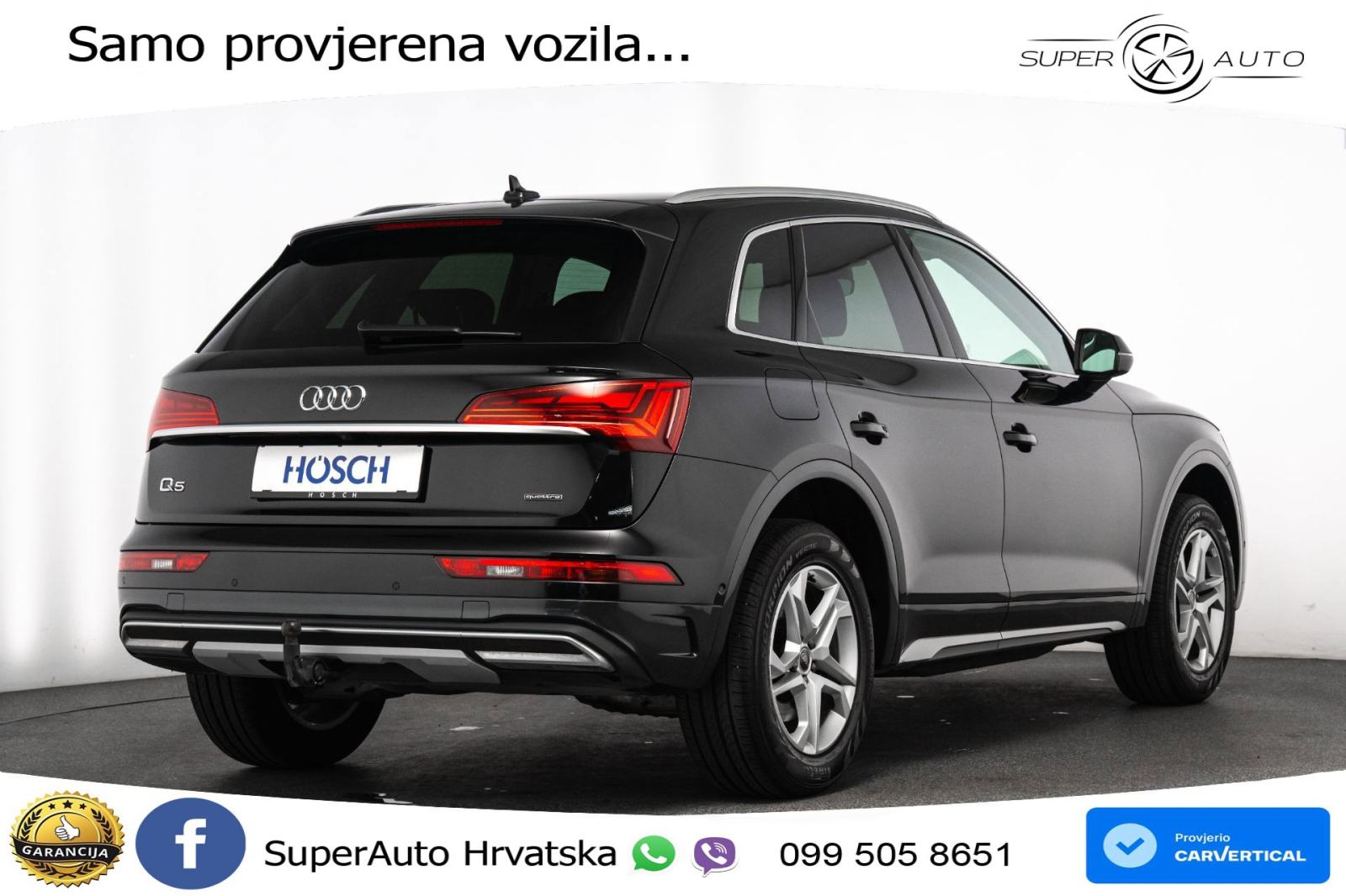 Audi Q5 40 TDI quattro S tronic Advanced 204 KS, MATRIX+ACC+GR SJED+36, fotografija 5