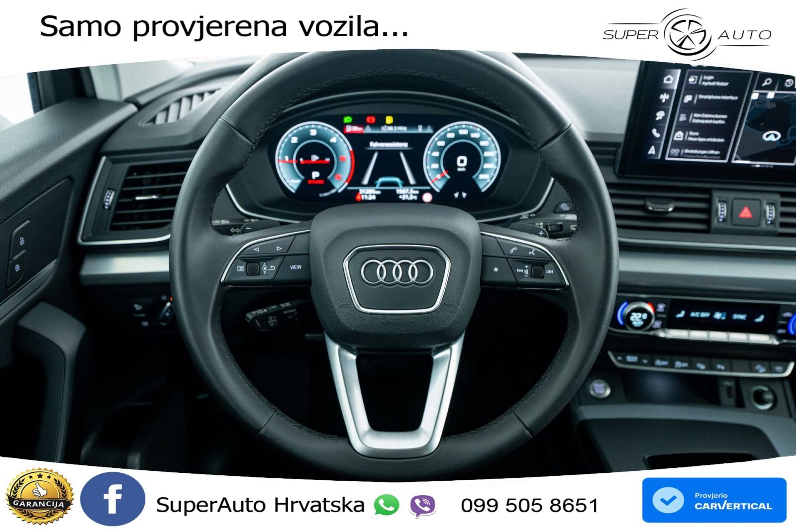 Audi Q5 40 TDI quattro S tronic Advanced 204 KS, MATRIX+ACC+GR SJED+36, fotografija 7