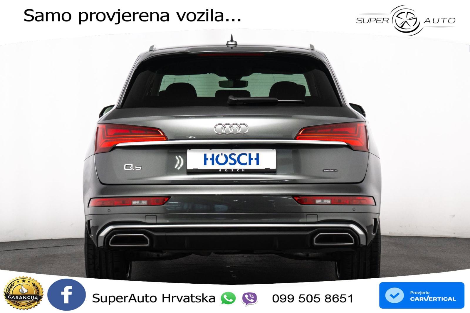 Audi Q5 40 TDI quattro S tronic S line 204 KS, LED+ACC+ASIST+PDC+VIRT, fotografija 4