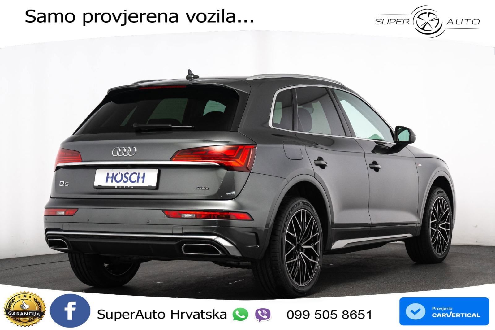 Audi Q5 40 TDI quattro S tronic S line 204 KS, LED+ACC+ASIST+PDC+VIRT, fotografija 5