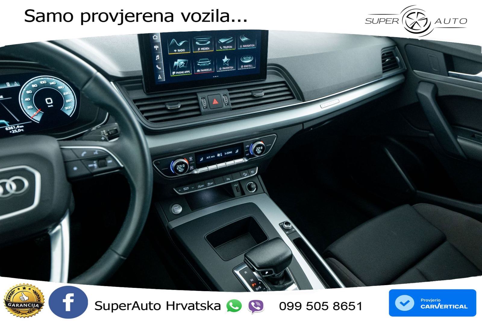 Audi Q5 40 TDI quattro S tronic S line 204 KS, LED+ACC+ASIST+PDC+VIRT, fotografija 14