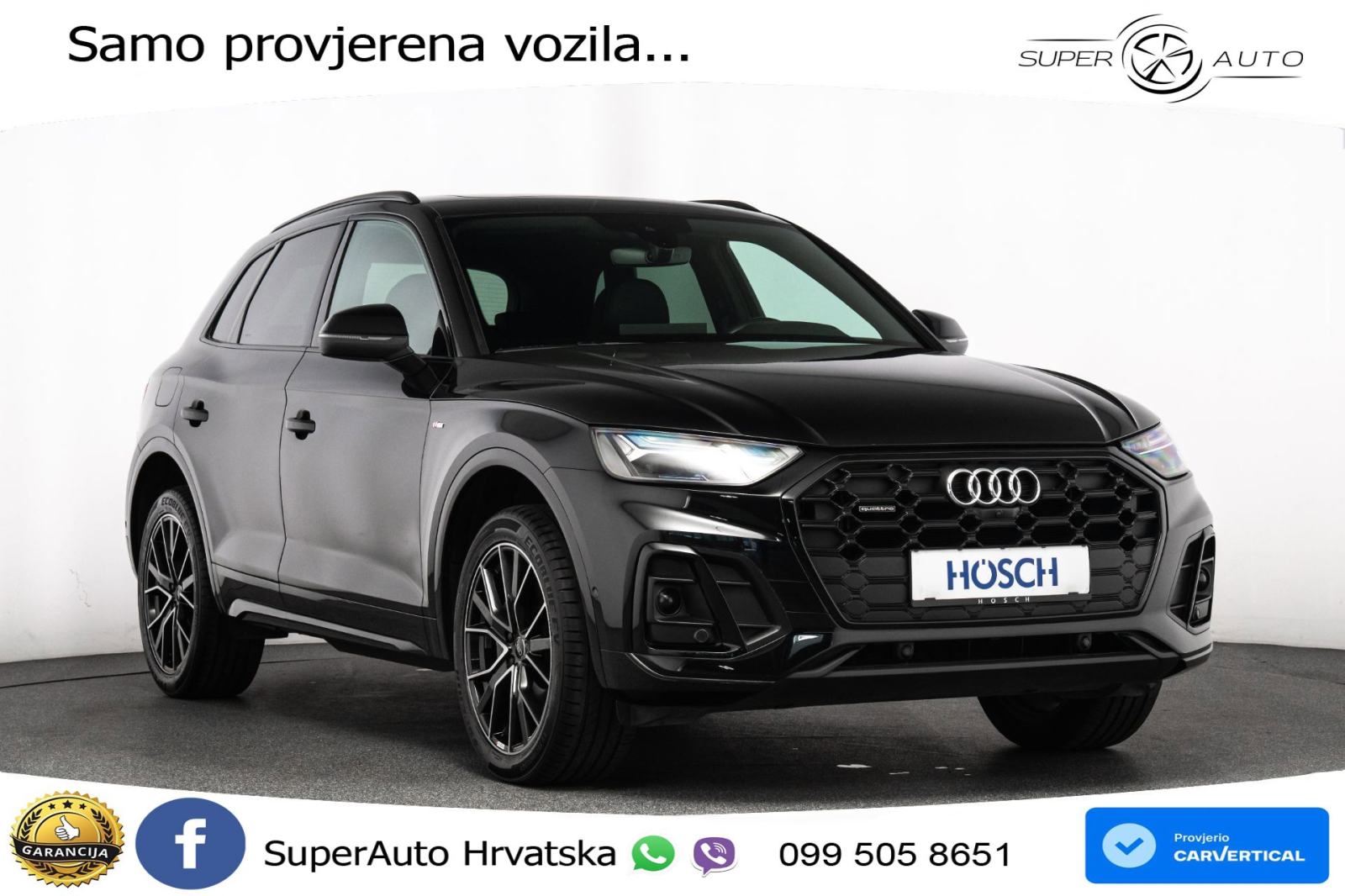 Audi Q5 40 TDI quattro ultra S tronic 2xS line 204 KS, ACC+360+PANO+VI, fotografija 3
