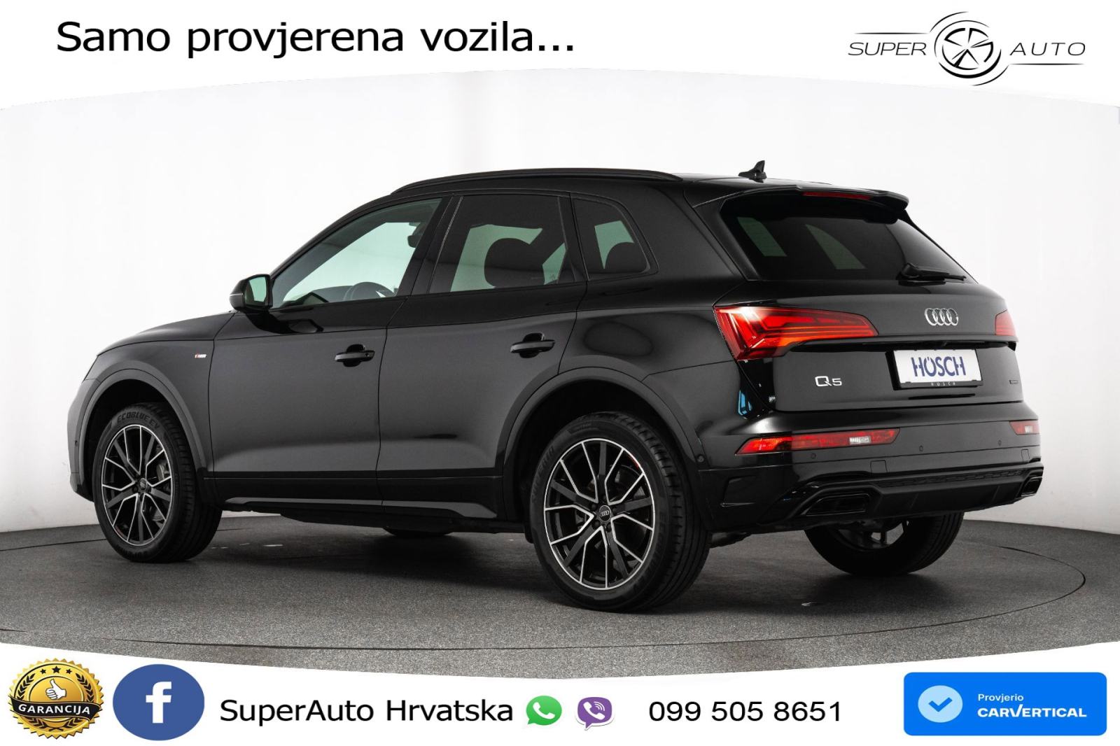 Audi Q5 40 TDI quattro ultra S tronic 2xS line 204 KS, ACC+360+PANO+VI, fotografija 5