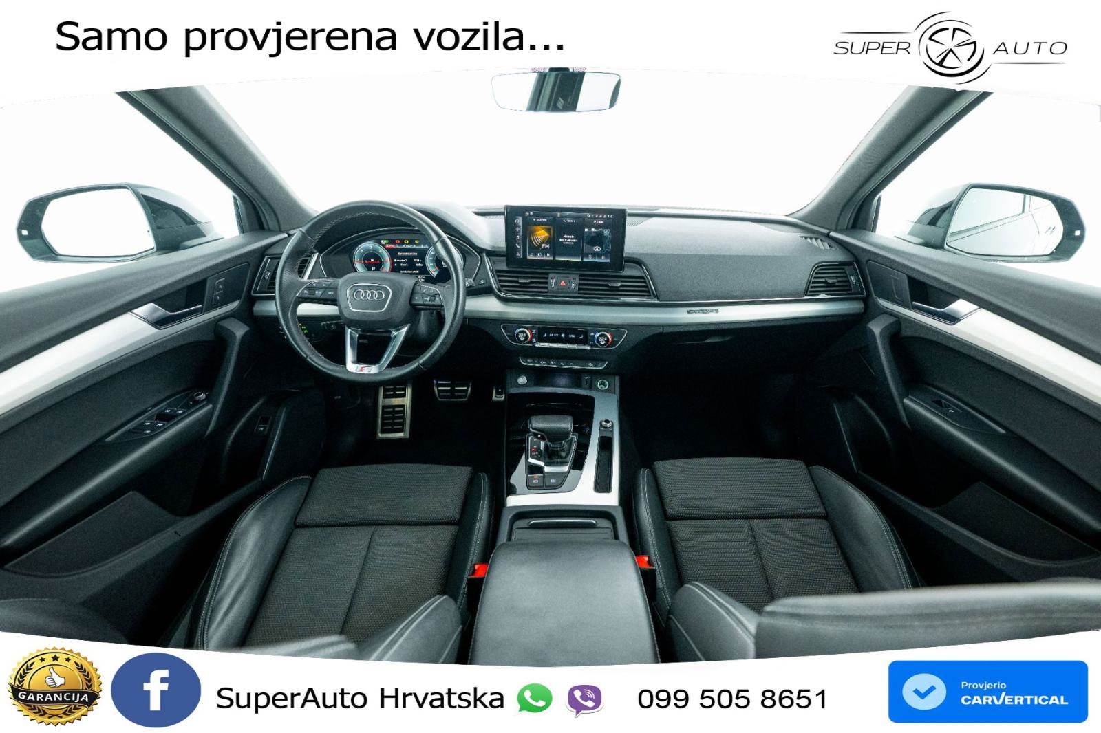 Audi Q5 40 TDI quattro ultra S tronic 2xS line 204 KS, ACC+360+PANO+VI, fotografija 7