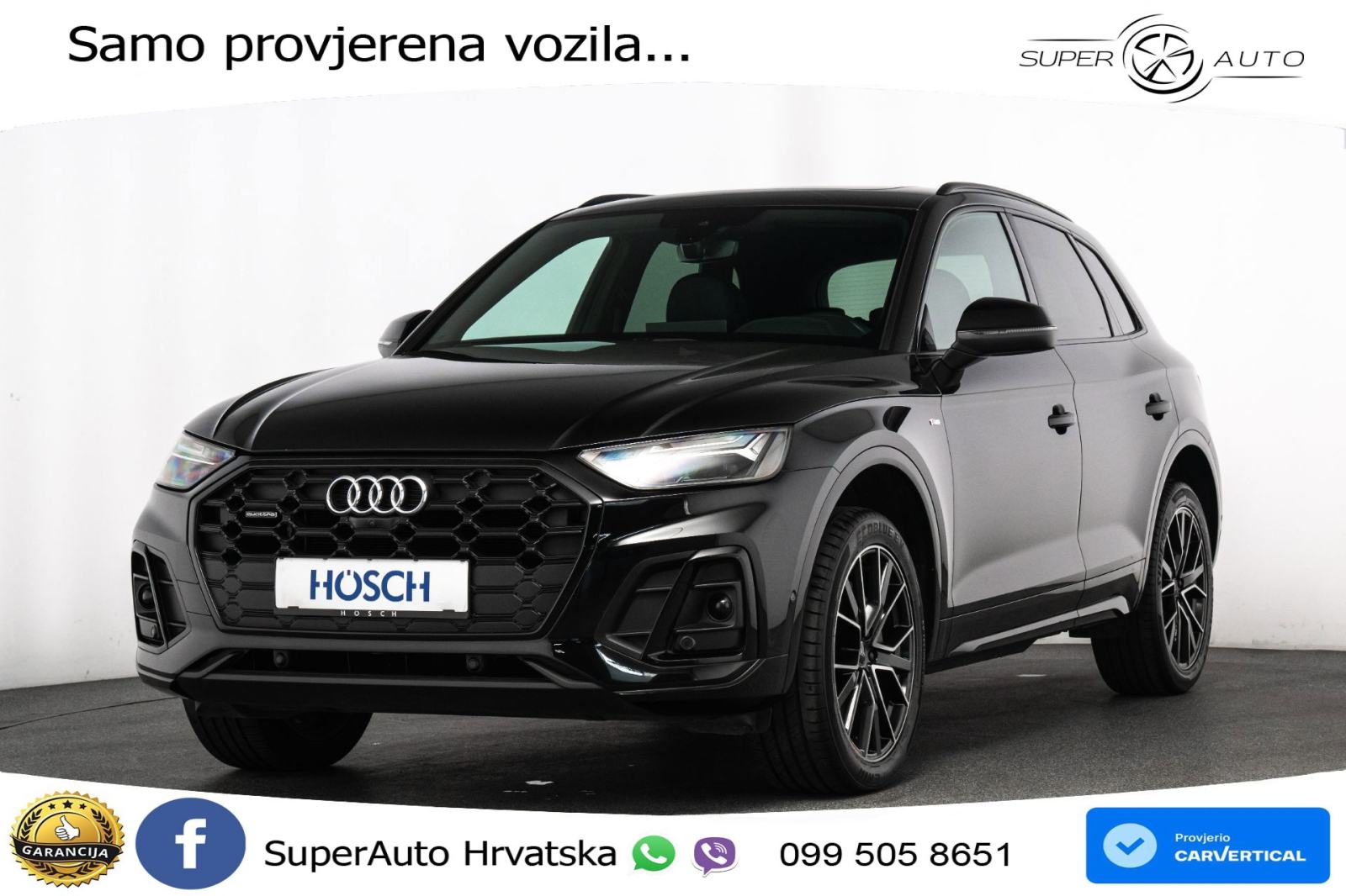 Audi Q5 40 TDI quattro ultra S tronic 2xS line 204 KS, ACC+360+PANO+VI, fotografija 1