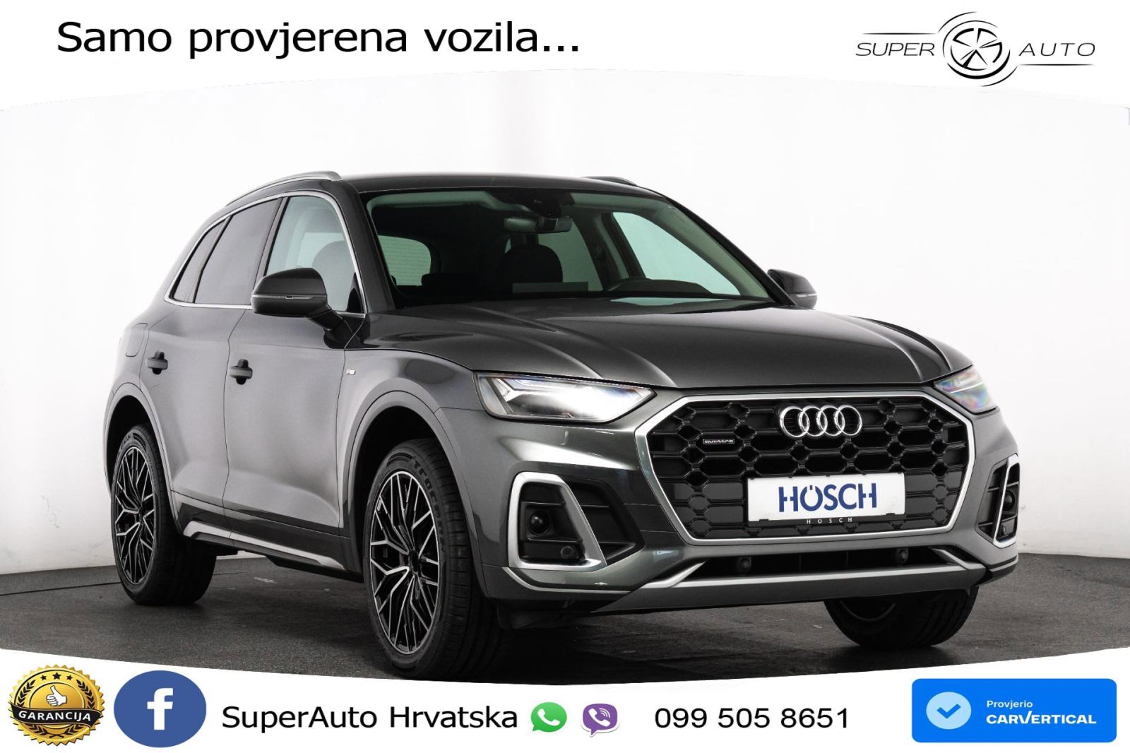 Audi Q5 40 TDI quattro ultra S tronic S line 204 KS, ACC+KAM+VIRT+NAVI, fotografija 3