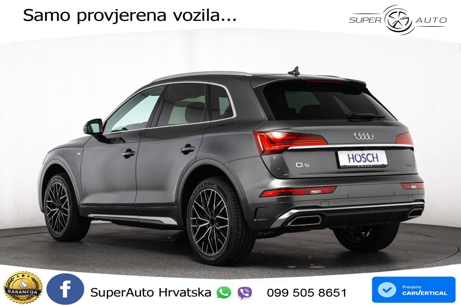 Audi Q5 40 TDI quattro ultra S tronic S line 204 KS, ACC+KAM+VIRT+NAVI, fotografija 5