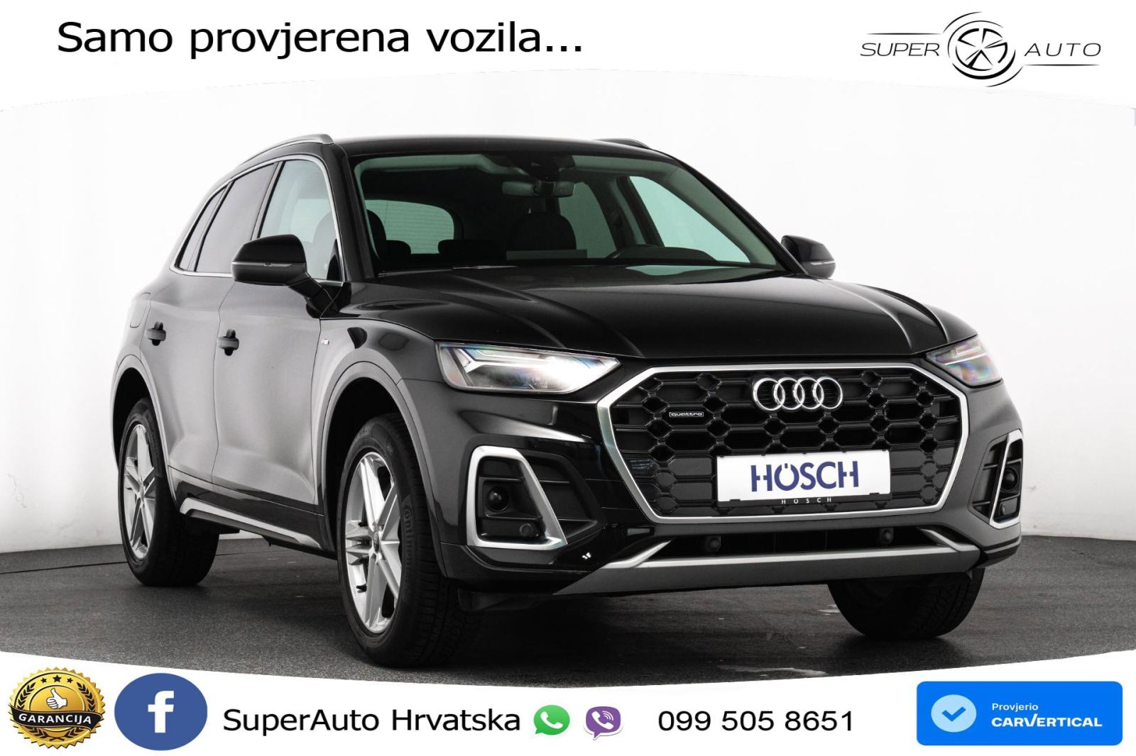 Audi Q5 40 TDI quattro ultra S tronic S line 204 KS, ACC+KAM+VIRT+NAVI, fotografija 3