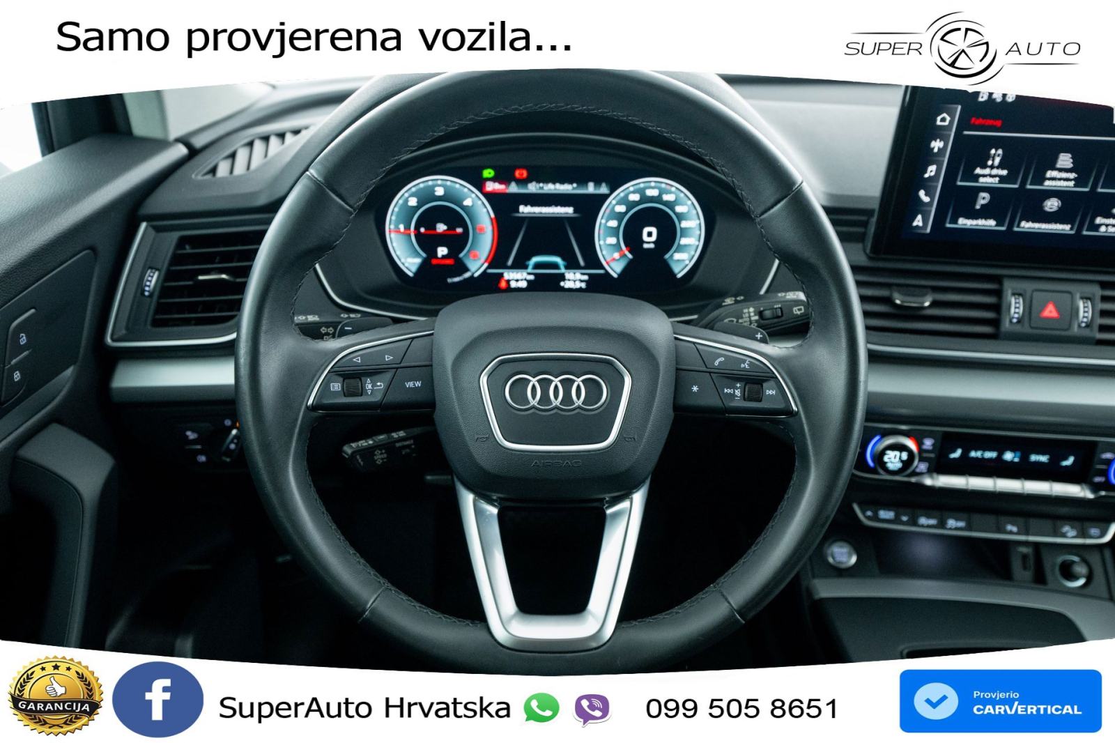 Audi Q5 40 TDI quattro ultra S tronic S line 204 KS, ACC+KAM+VIRT+NAVI, fotografija 8